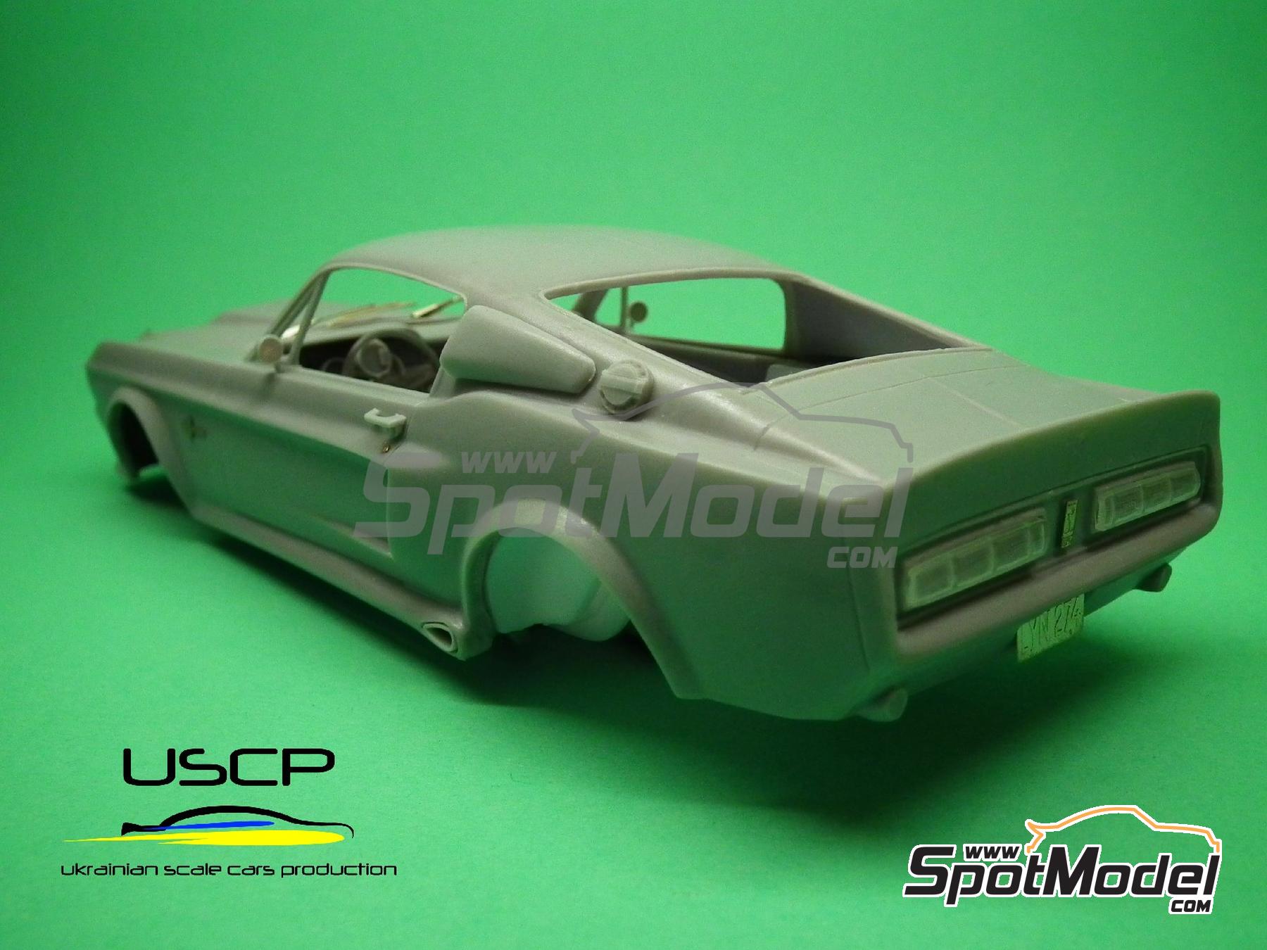 Image 3: Ford Shelby Mustang GT500 Eleanor -  1965 and 1966 | Transkit in 1/24 scale manufactured by USCP (ref.&nbsp;24T009)