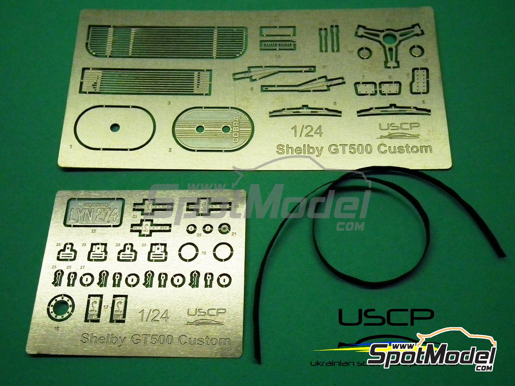 Image 20: Ford Shelby Mustang GT500 Eleanor -  1965 and 1966 | Transkit in 1/24 scale manufactured by USCP (ref.&nbsp;24T009)