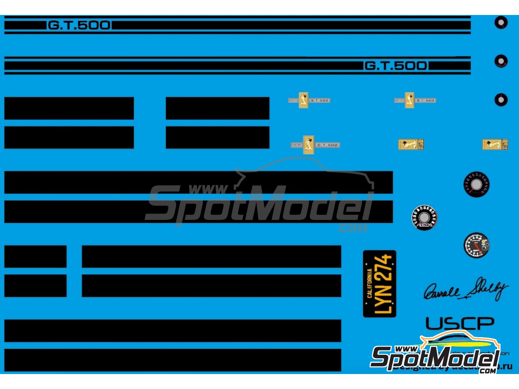 Image 21: Ford Shelby Mustang GT500 Eleanor -  1965 and 1966 | Transkit in 1/24 scale manufactured by USCP (ref.&nbsp;24T009)
