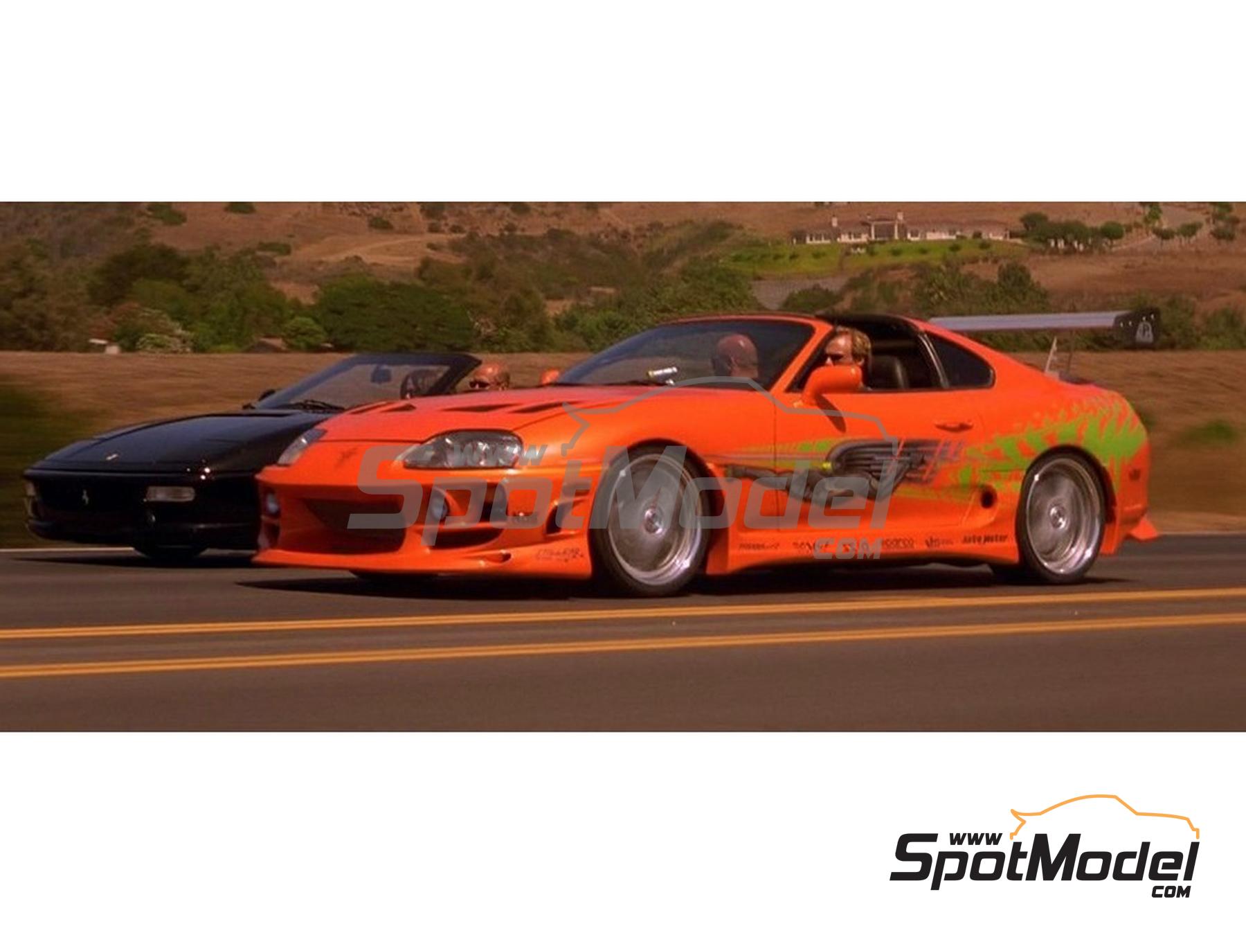 Image 12: Toyota Supra MK IV 1994 sponsored by Fast & Furious | Transkit in 1/24 scale manufactured by USCP (ref.&nbsp;24T011)