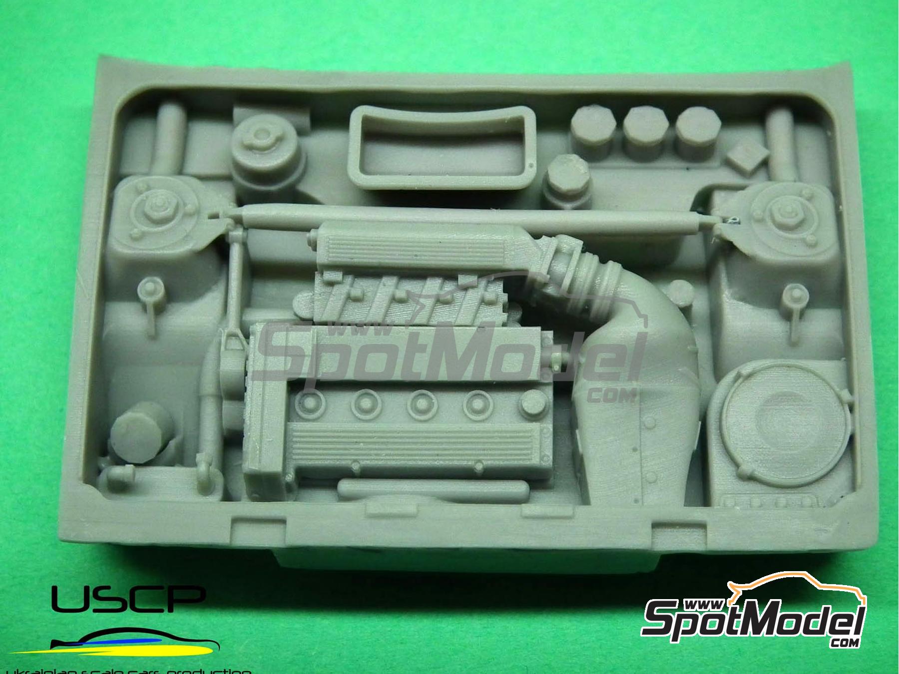 Image 4: Lancia Delta HF Integrale Rally | Engine in 1/24 scale manufactured by USCP (ref. 24T021)