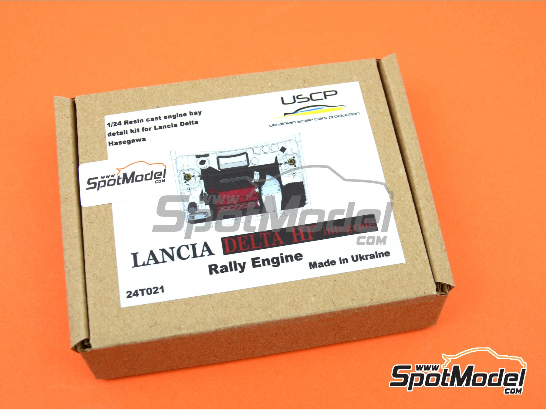Image 8: Lancia Delta HF Integrale Rally | Engine in 1/24 scale manufactured by USCP (ref. 24T021)