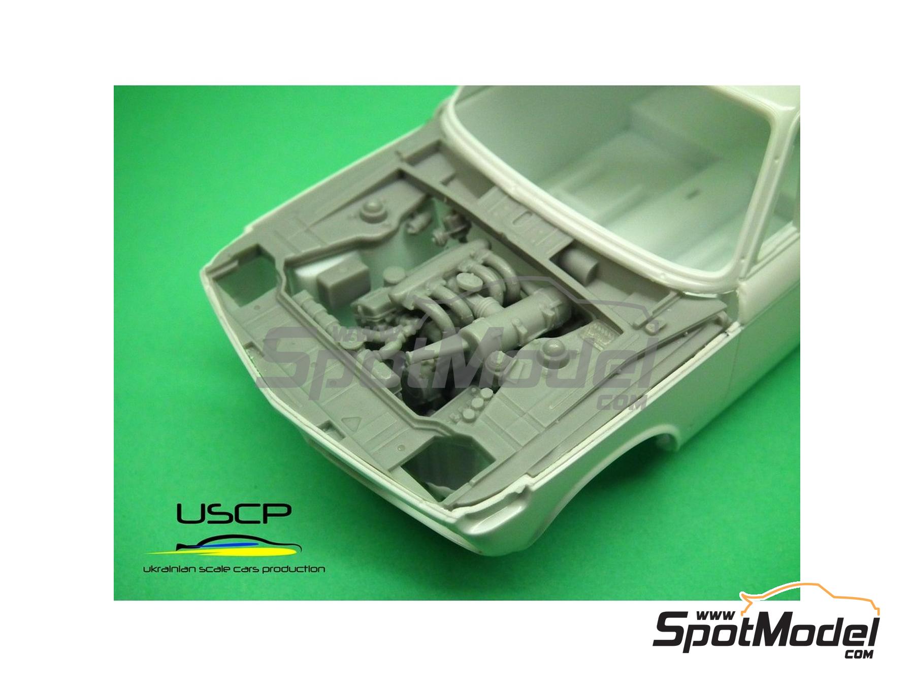 Image 4: BMW 2002 Tii | Engine in 1/24 scale manufactured by USCP (ref.&nbsp;24T024)