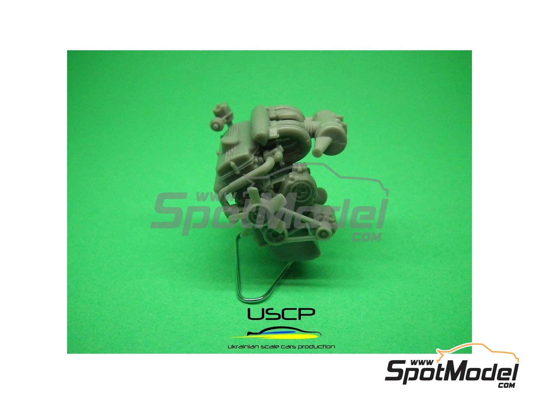 Image 12: BMW 2002 Tii | Engine in 1/24 scale manufactured by USCP (ref.&nbsp;24T024)