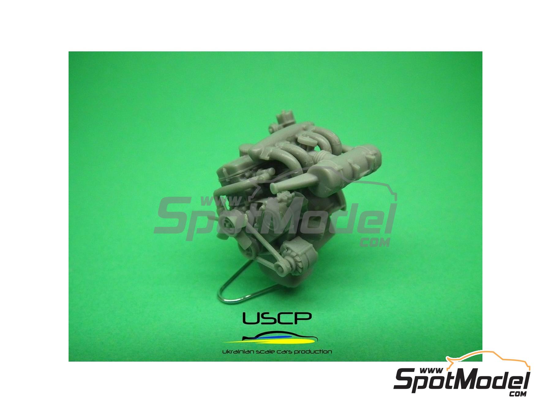 Image 13: BMW 2002 Tii | Engine in 1/24 scale manufactured by USCP (ref.&nbsp;24T024)