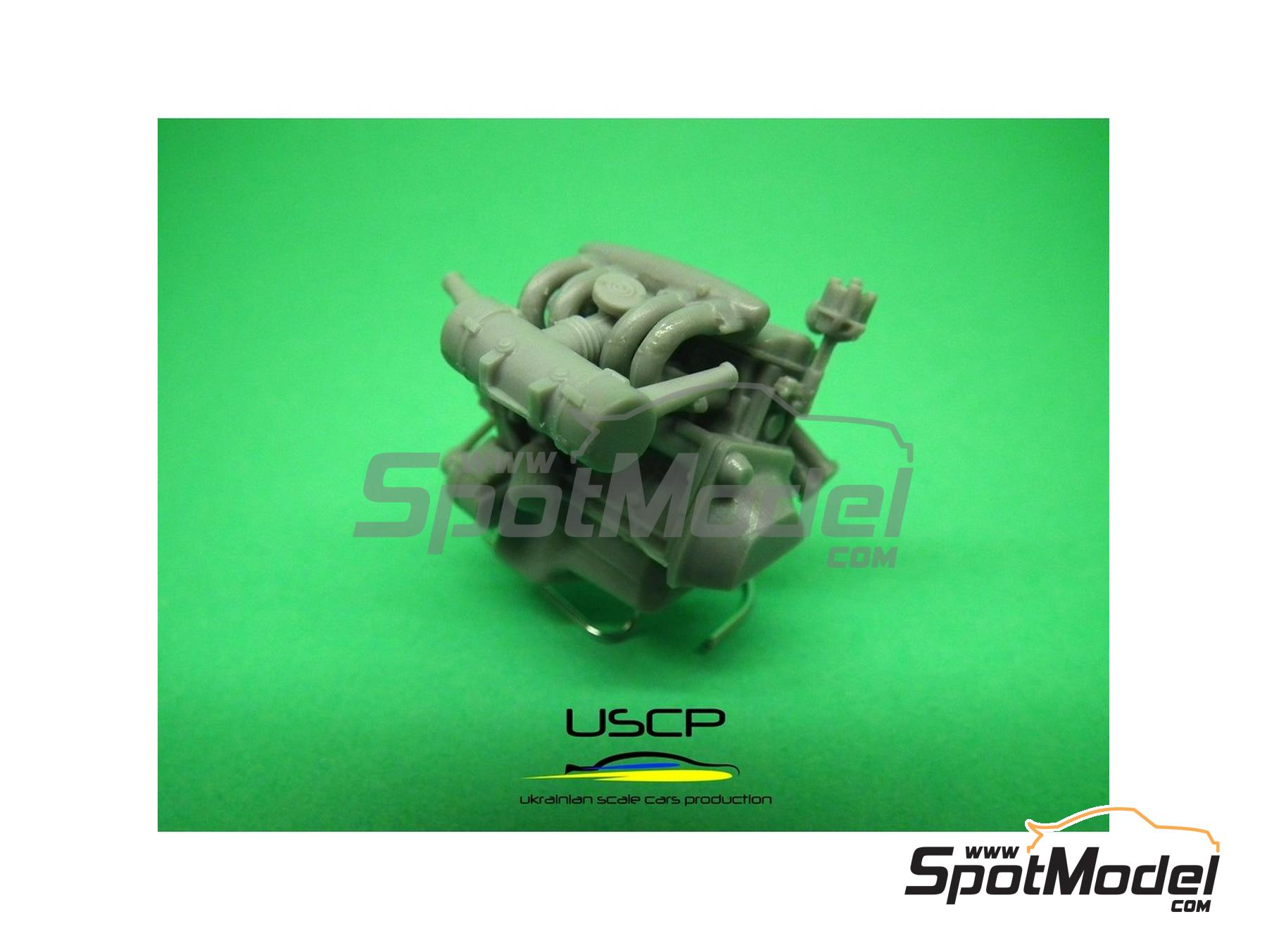 Image 15: BMW 2002 Tii | Engine in 1/24 scale manufactured by USCP (ref.&nbsp;24T024)