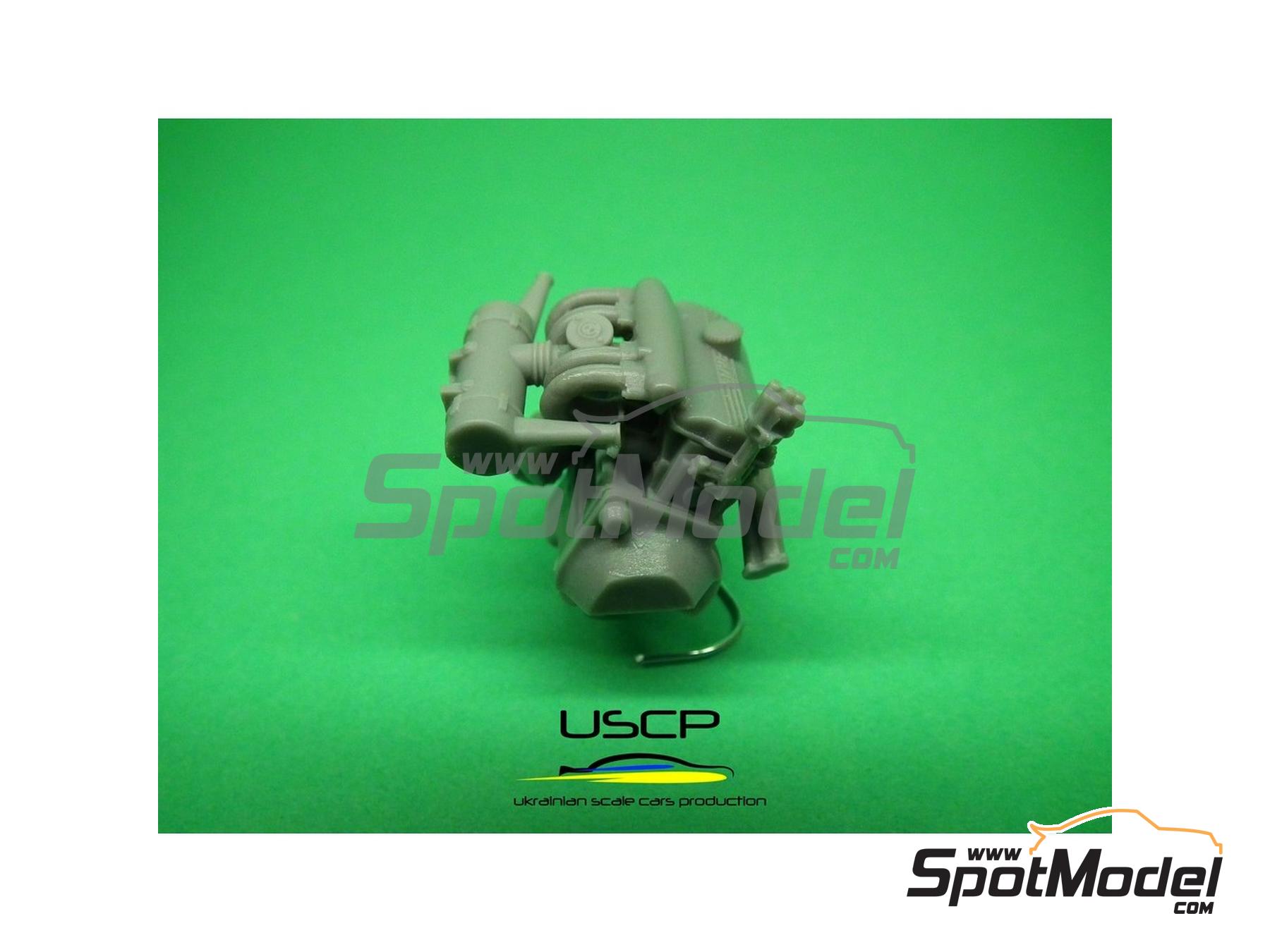 Image 16: BMW 2002 Tii | Engine in 1/24 scale manufactured by USCP (ref.&nbsp;24T024)