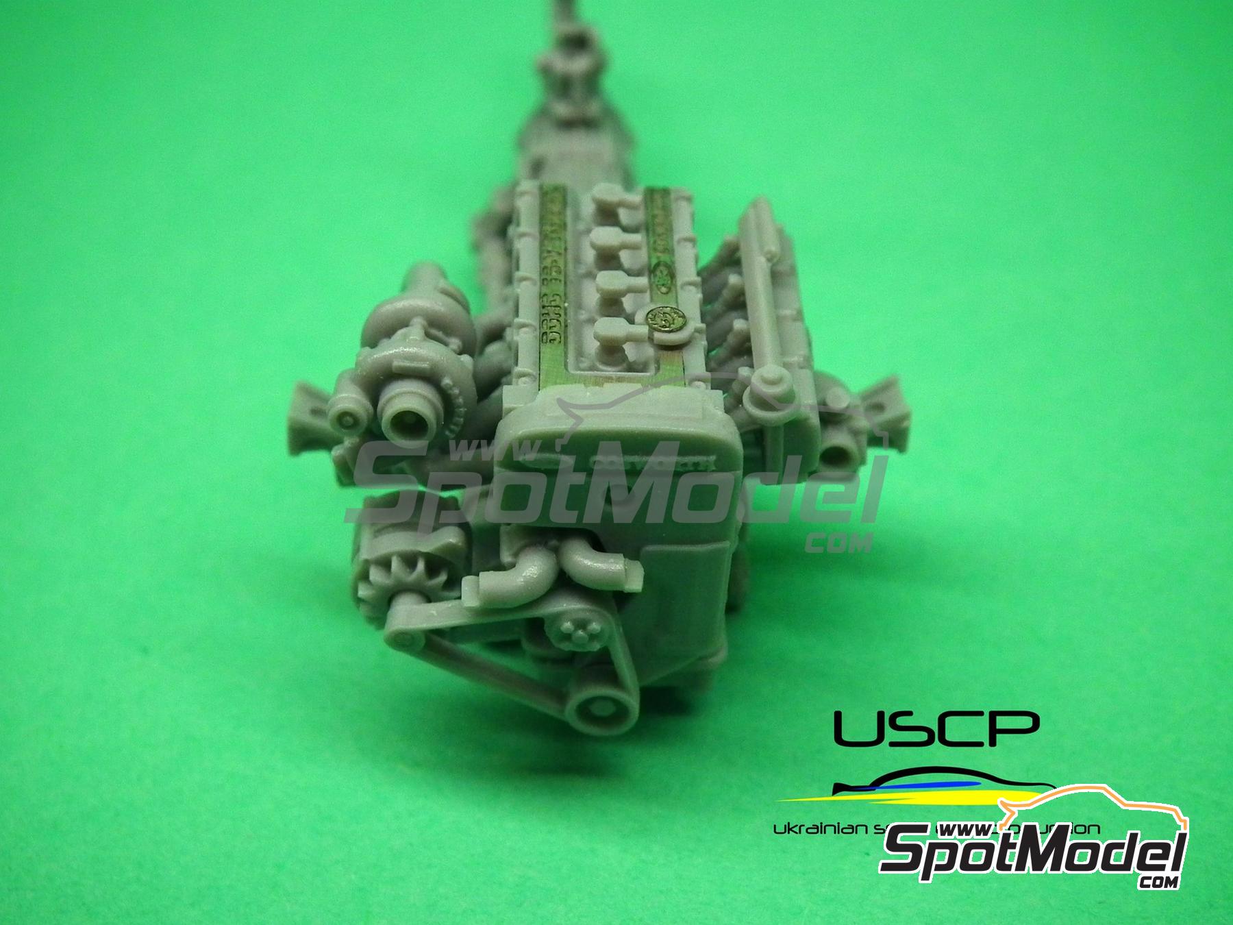 Image 7: Ford Escort RS Cosworth | Motor en escala&nbsp;1/24 fabricado por USCP (ref.&nbsp;24T035)