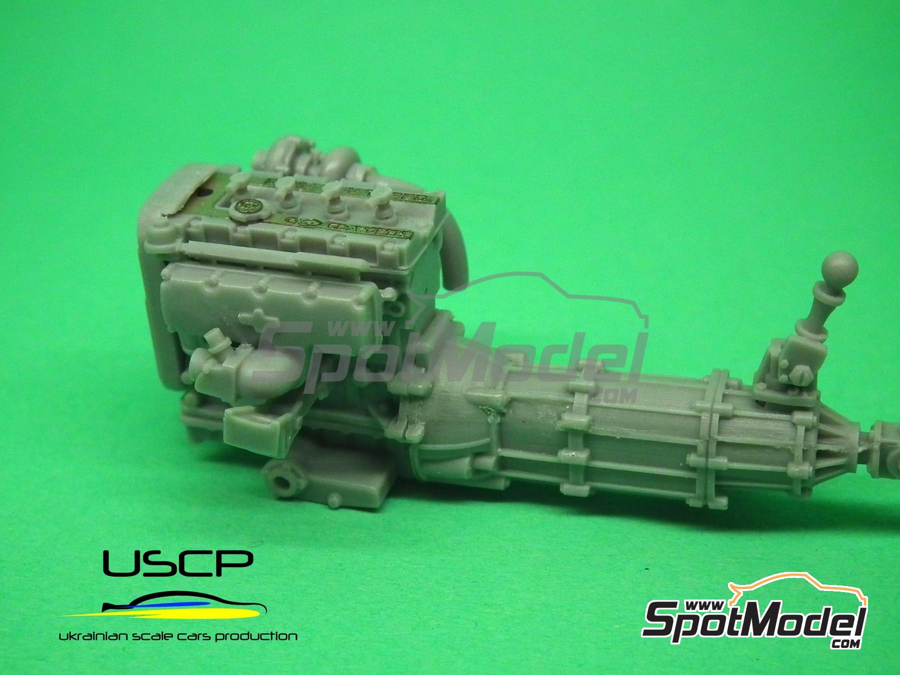 Image 9: Ford Escort RS Cosworth | Motor en escala&nbsp;1/24 fabricado por USCP (ref.&nbsp;24T035)