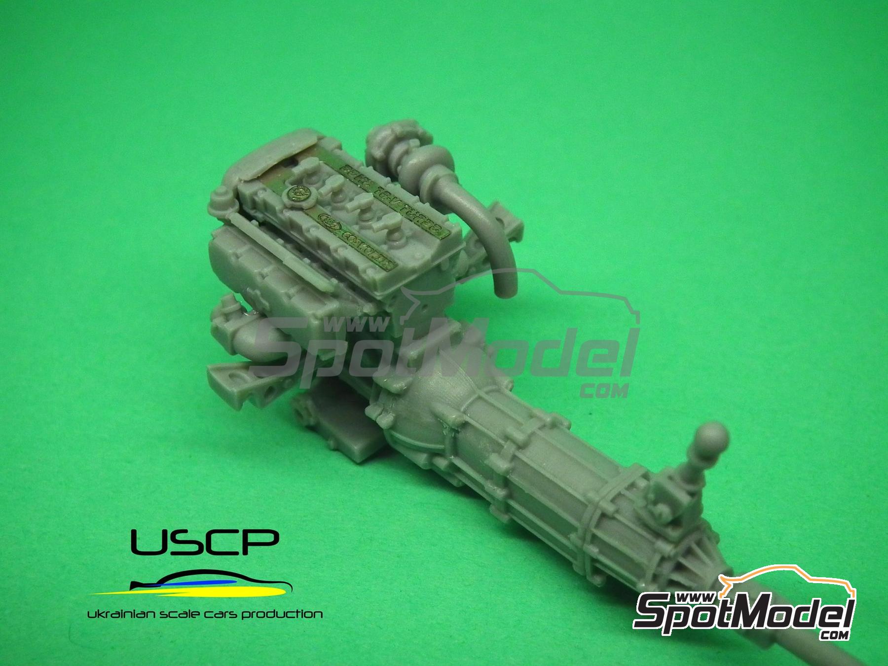 Image 10: Ford Escort RS Cosworth | Motor en escala&nbsp;1/24 fabricado por USCP (ref.&nbsp;24T035)