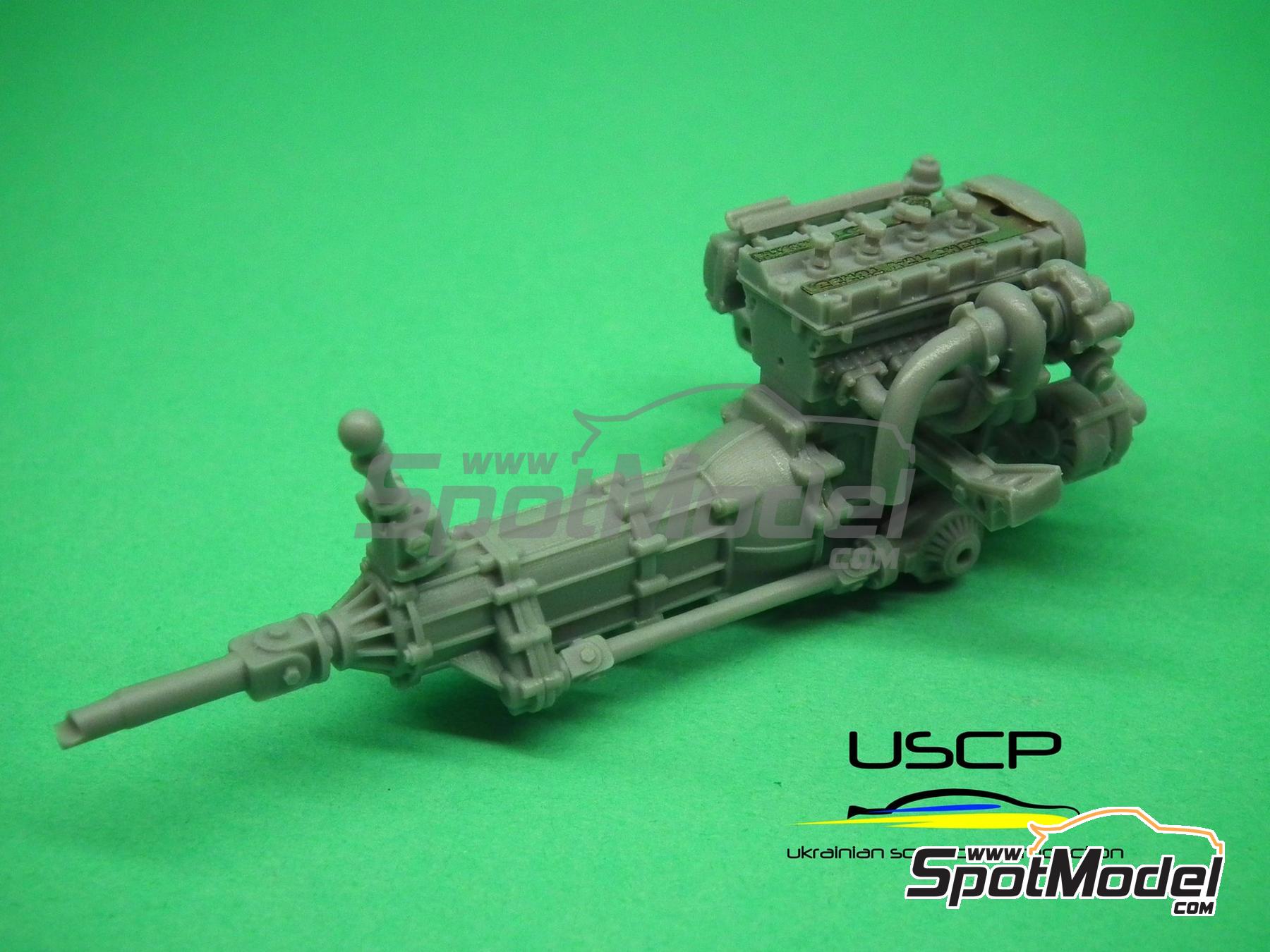 Image 12: Ford Escort RS Cosworth | Motor en escala&nbsp;1/24 fabricado por USCP (ref.&nbsp;24T035)