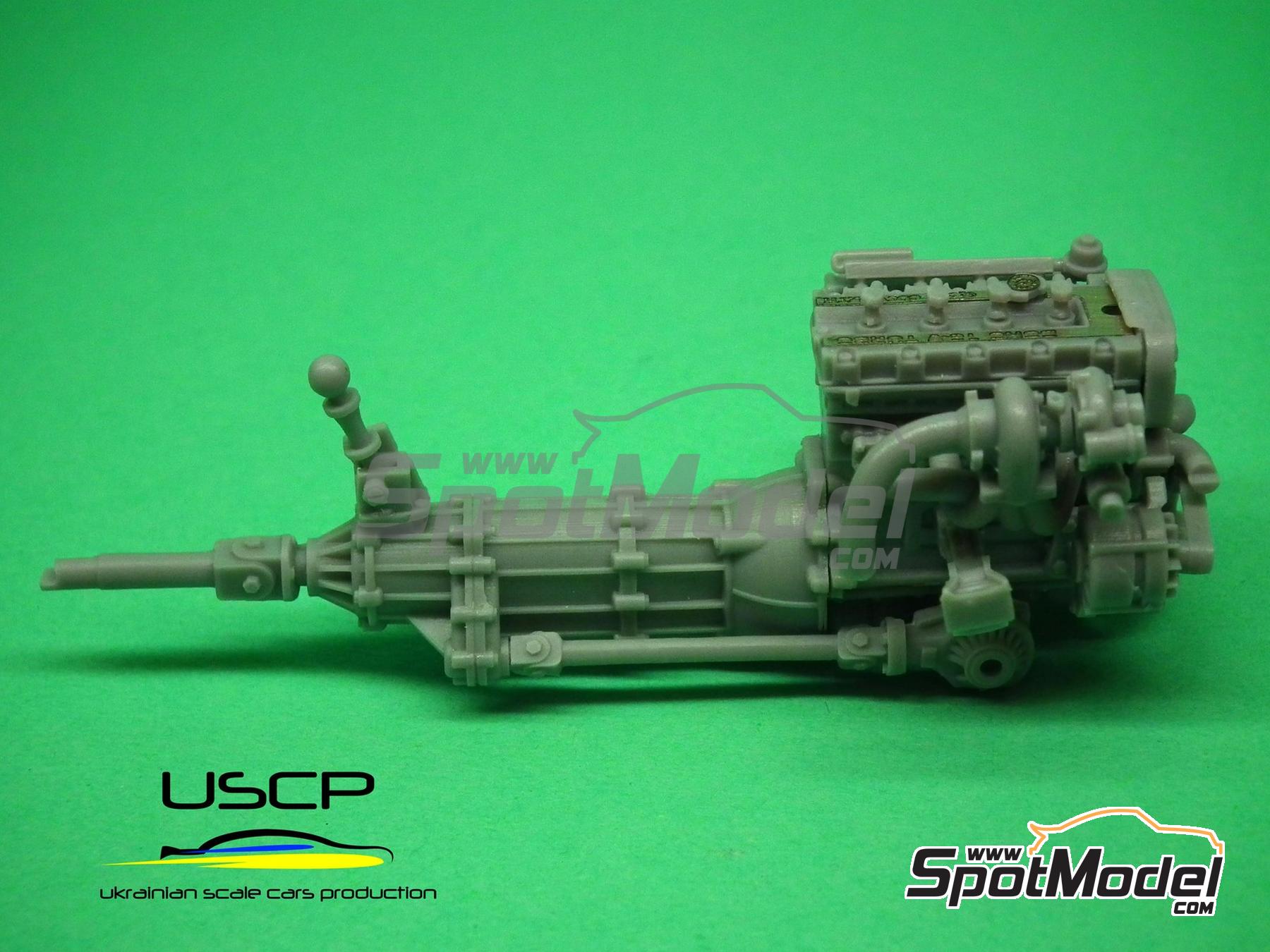 Image 13: Ford Escort RS Cosworth | Motor en escala&nbsp;1/24 fabricado por USCP (ref.&nbsp;24T035)