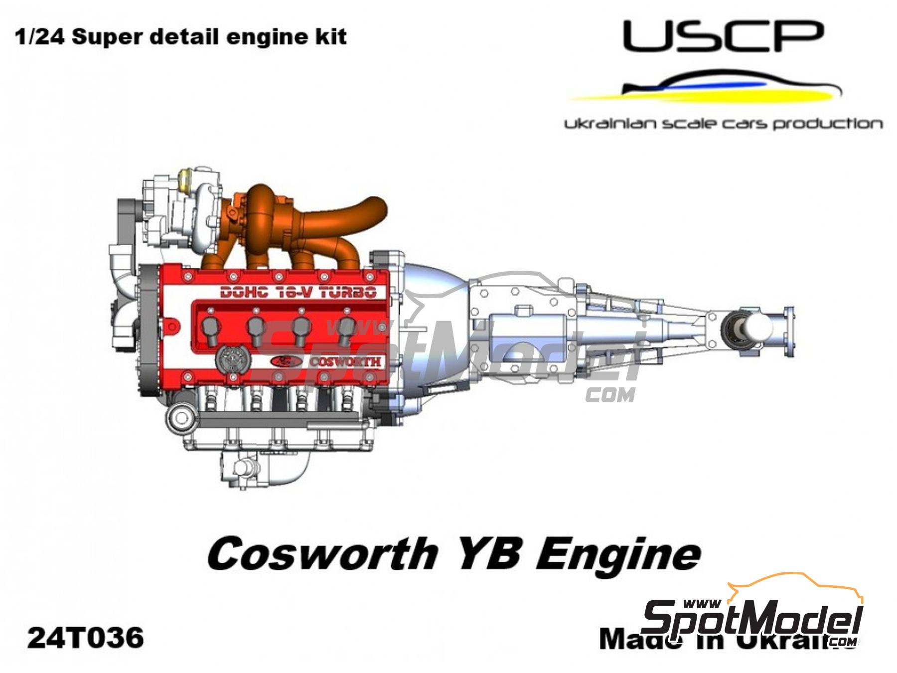 Image 10: Ford Cosworth YB Engine | Engine in 1/24 scale manufactured by USCP (ref.&nbsp;24T036)