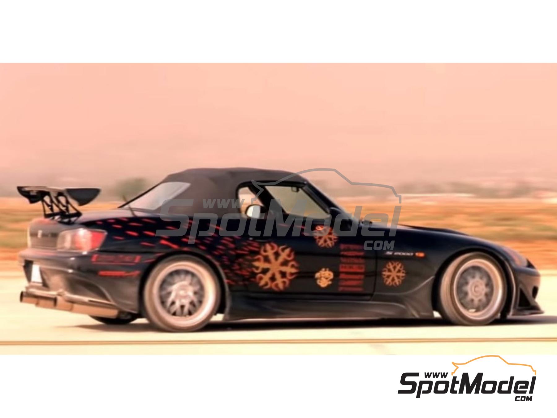 Image 14: Honda S2000 sponsored by Fast & Furious | Transkit in 1/24 scale manufactured by USCP (ref.&nbsp;24T042)