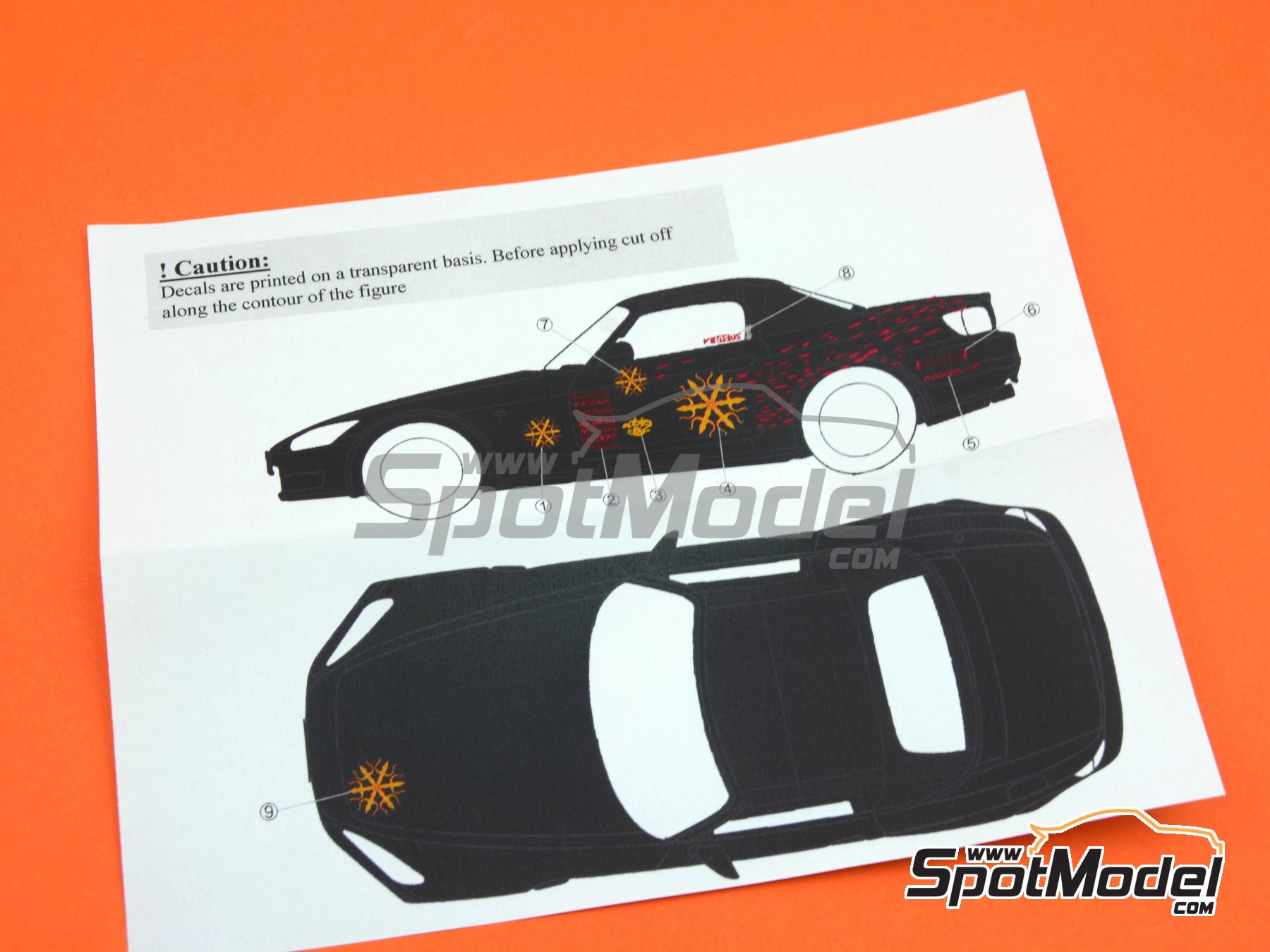 Image 16: Honda S2000 sponsored by Fast & Furious | Transkit in 1/24 scale manufactured by USCP (ref.&nbsp;24T042)