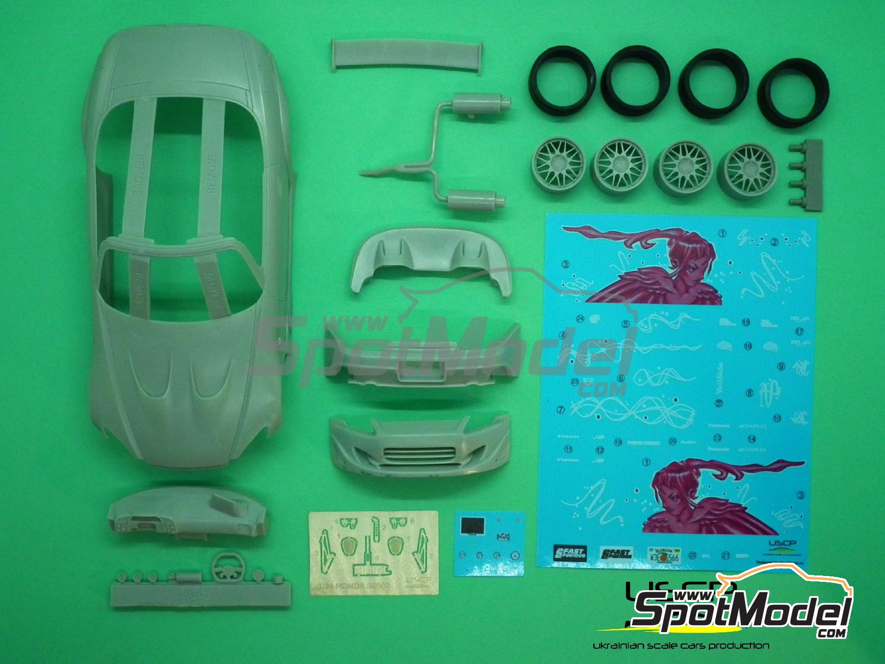 Image 15: Honda S2000 patrocinado por Fast & Furious | Transkit en escala&nbsp;1/24 fabricado por USCP (ref.&nbsp;24T043)