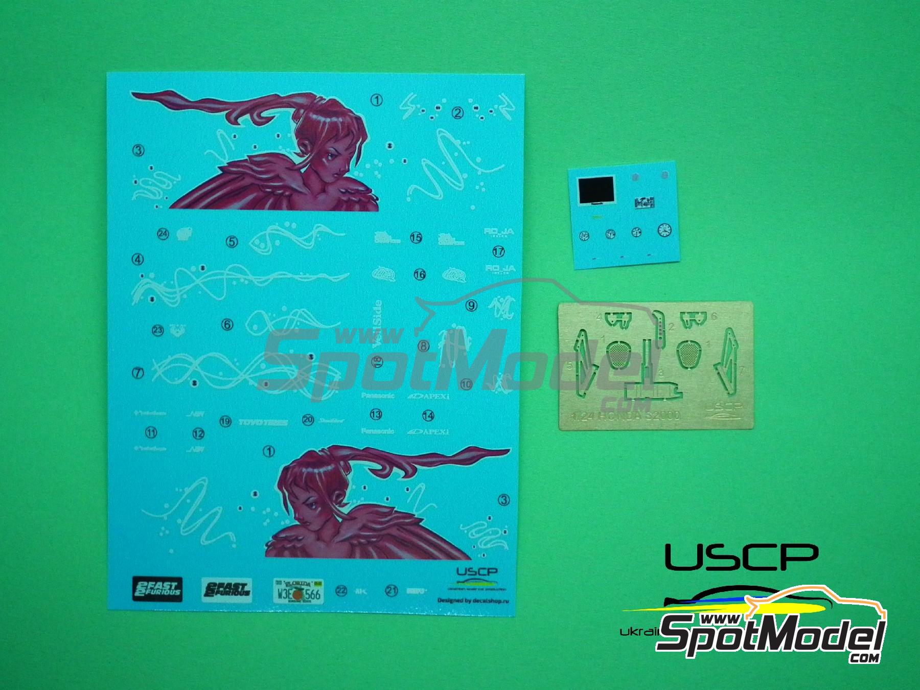 Image 16: Honda S2000 patrocinado por Fast & Furious | Transkit en escala&nbsp;1/24 fabricado por USCP (ref.&nbsp;24T043)