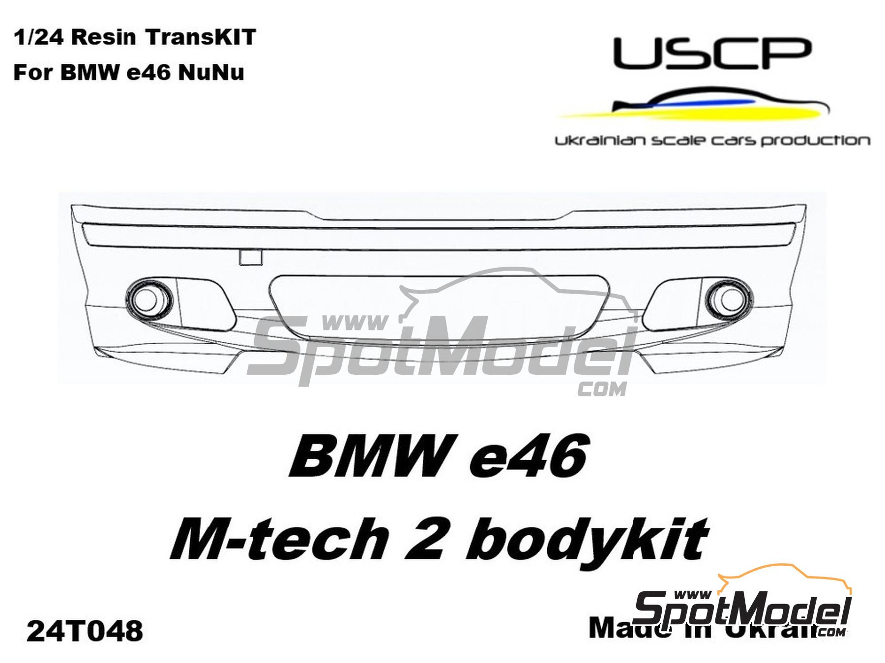 Image 8: BMW 320i e46 M-tech 2 Bodykit | Transkit in 1/24 scale manufactured by USCP (ref.&nbsp;24T048)