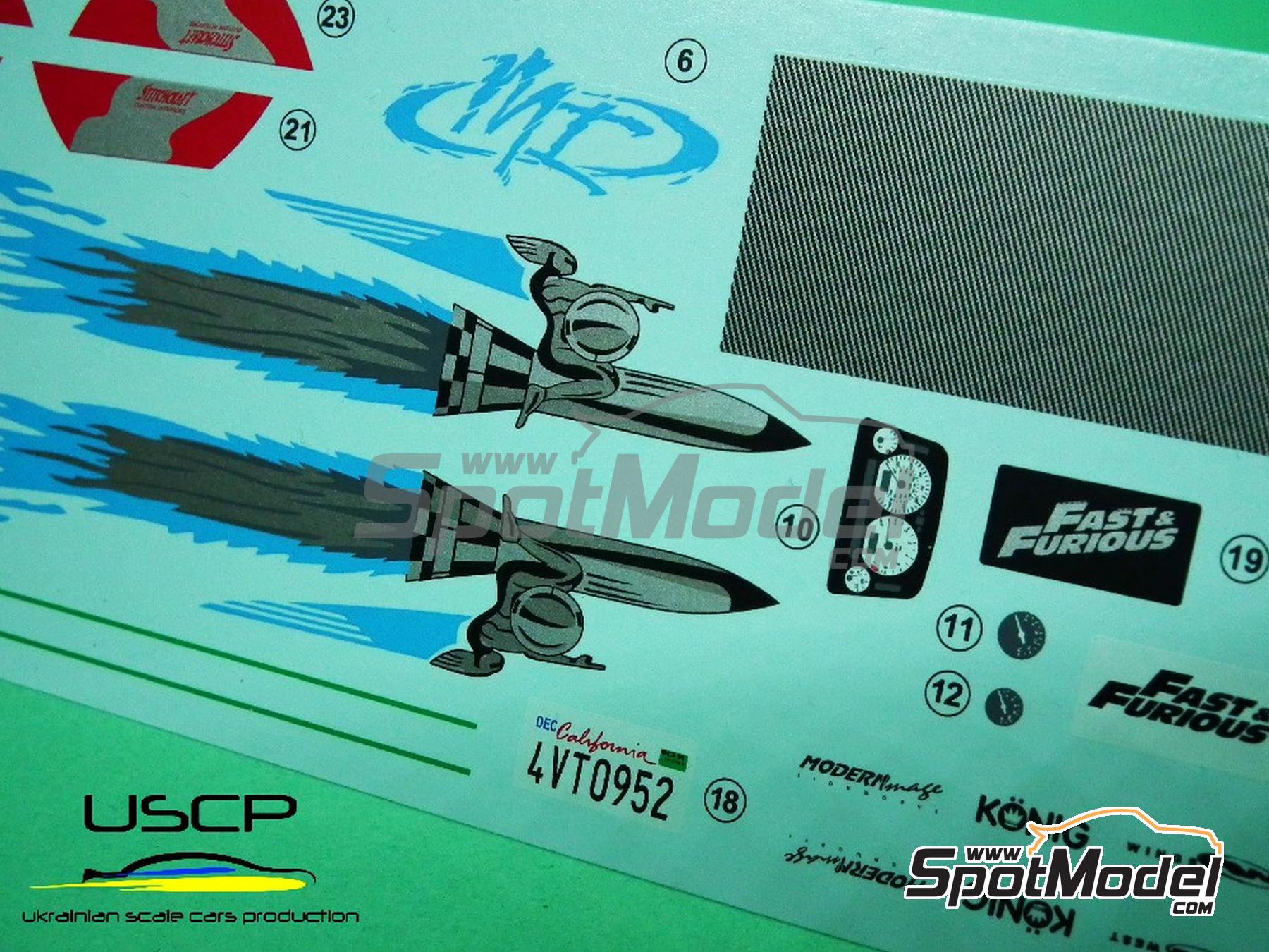 Image 13: Volkswagen Jetta sponsored by Fast & Furious | Transkit in 1/24 scale manufactured by USCP (ref.&nbsp;24T050)