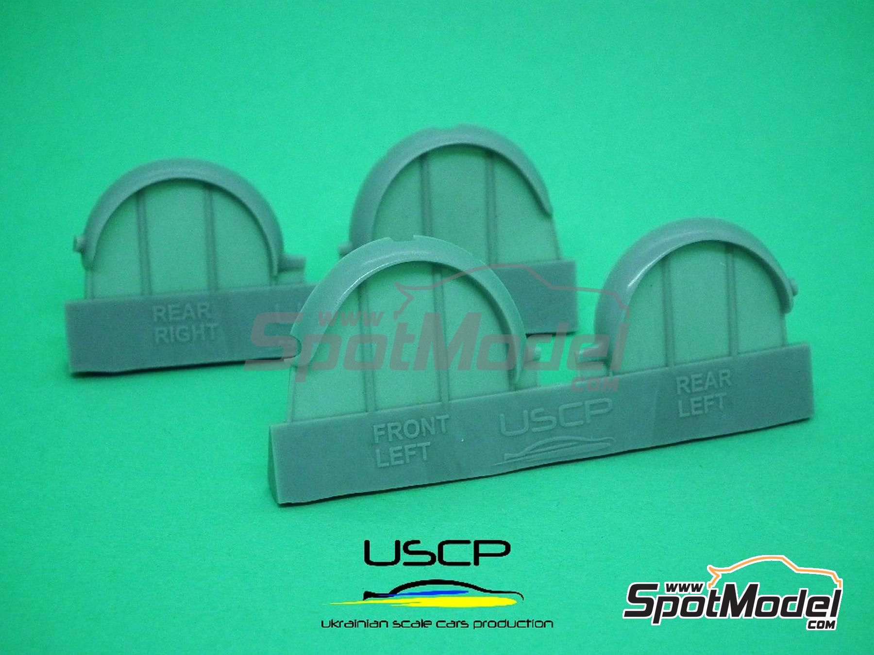Image 10: Mini MPI Late type Wheel Arches | Detail in 1/24 scale manufactured by USCP (ref. 24T052)