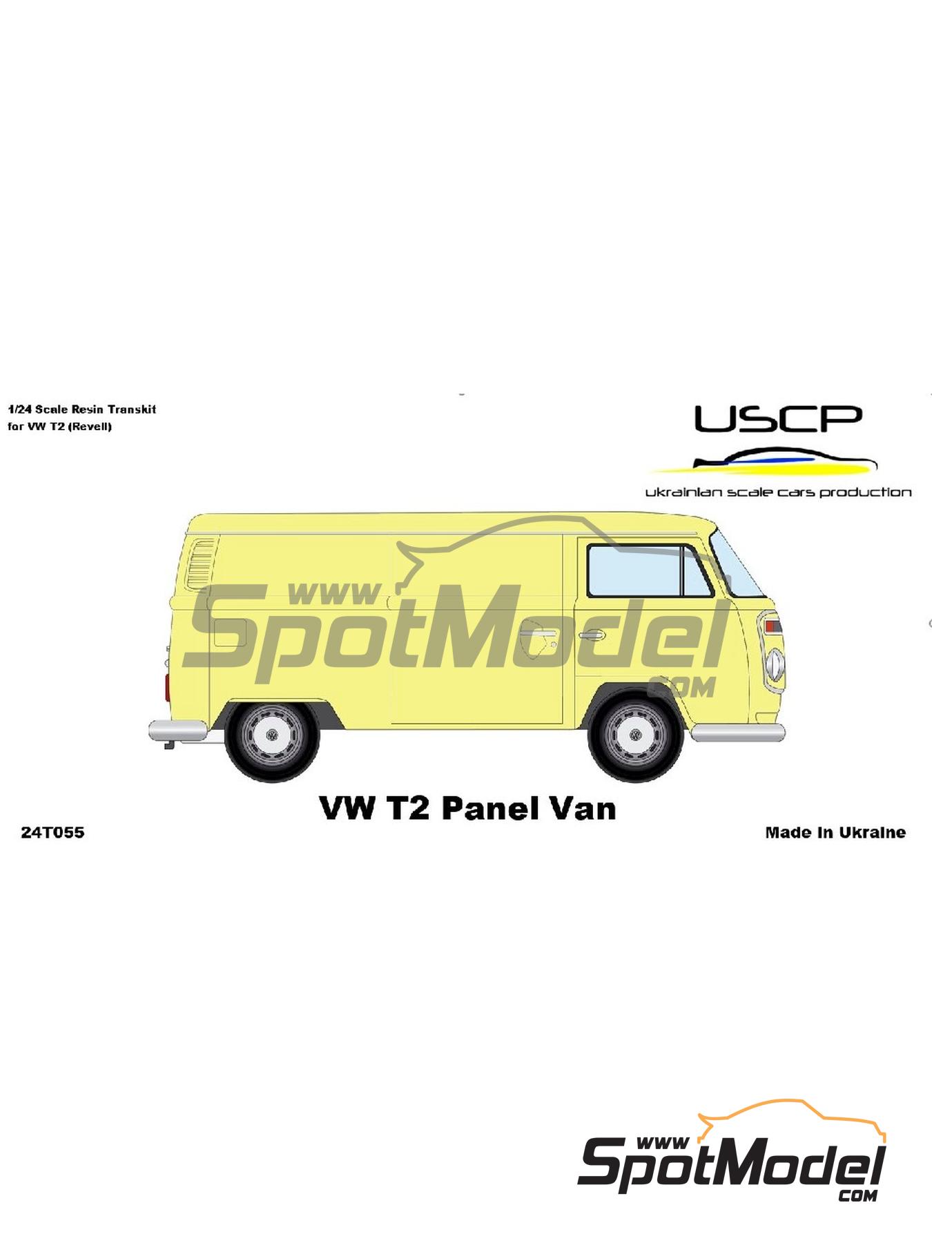 USCP 24T055: Transkit 1/24 scale - Volkswagen Transporter T2 Panel