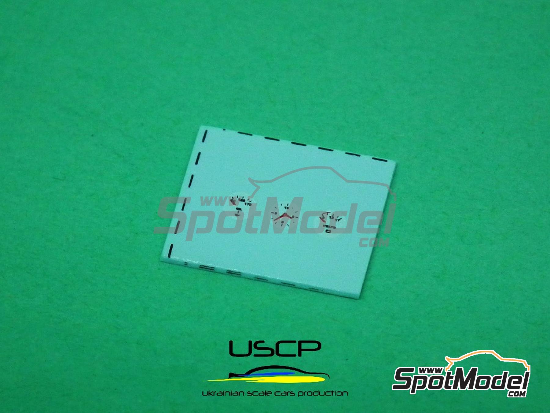 Image 4: Mini MPI without A/C right hand drive | Dashboard in 1/24 scale manufactured by USCP (ref.&nbsp;24T057)