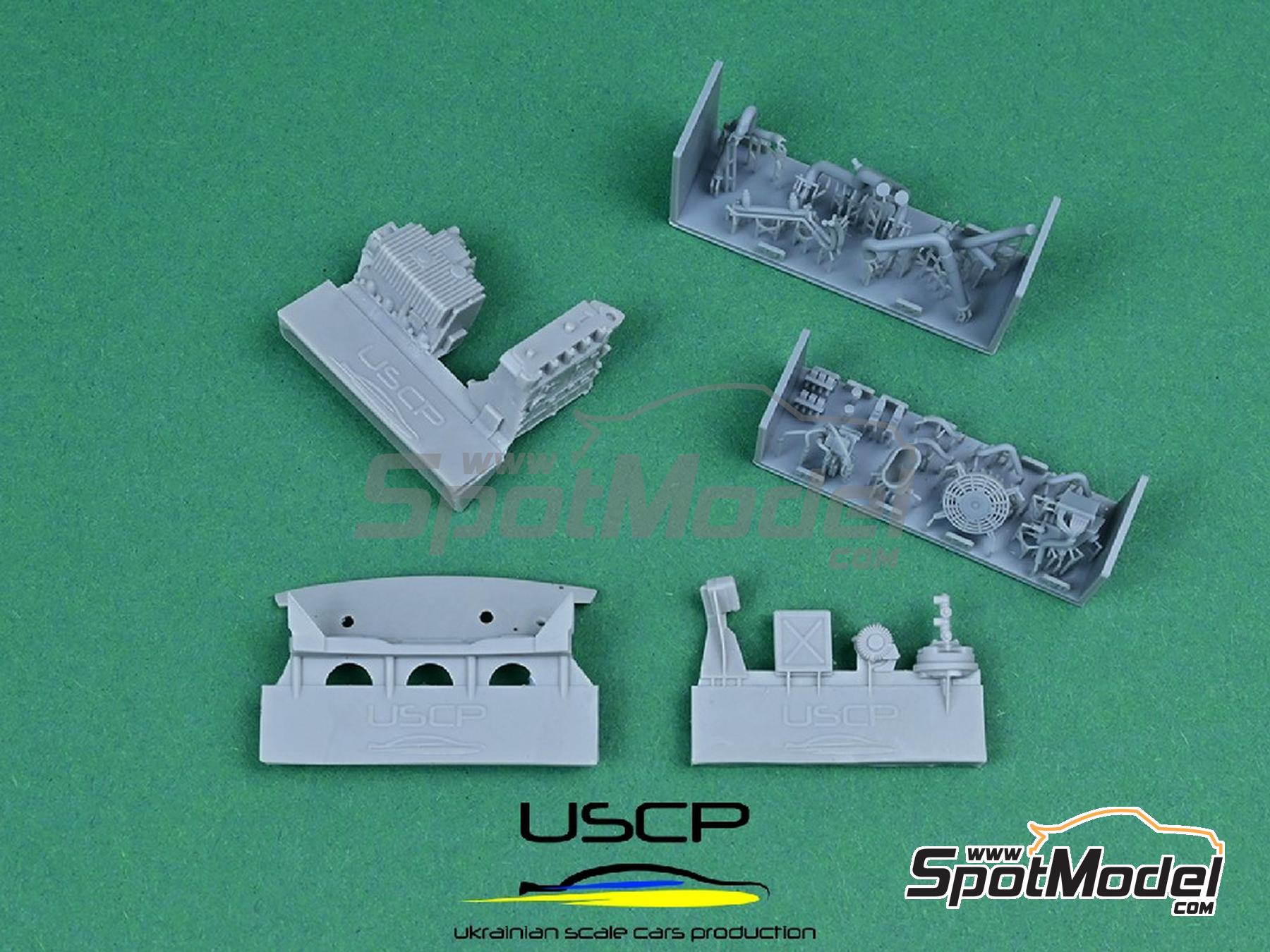 USCP 24T059: Engine 1/24 scale - Mini Cooper MPI - for