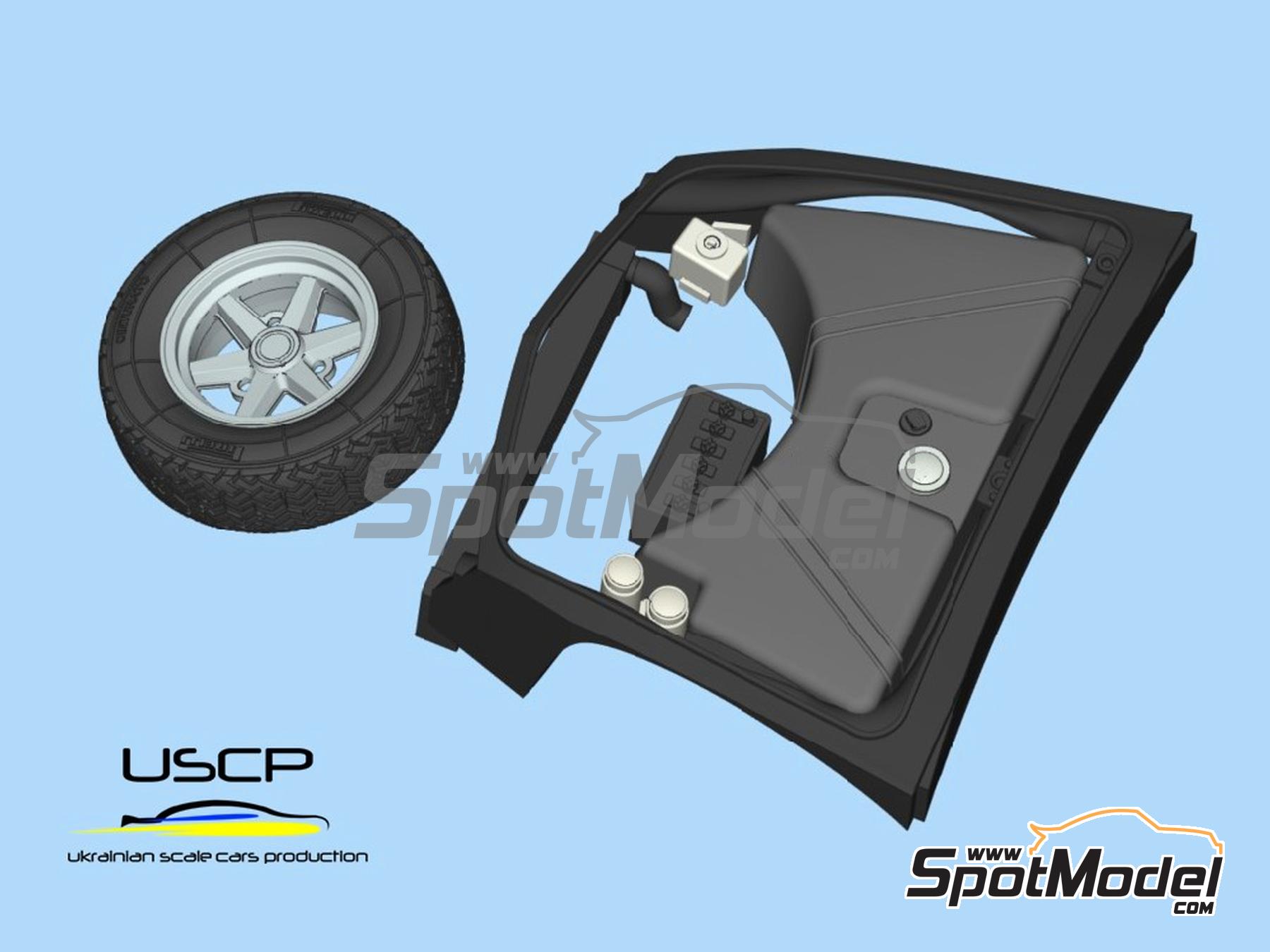 Image 4: Alpine A110 - parte delantera versi&oacute;n carretera | Set de mejora y detallado en escala&nbsp;1/24 fabricado por USCP (ref.&nbsp;24T068)