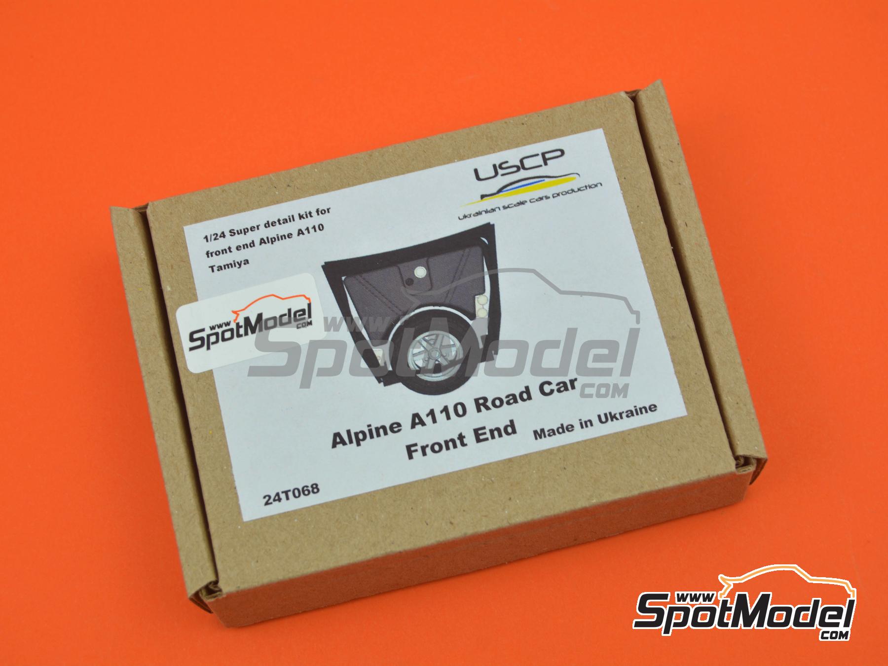 Image 12: Alpine A110 - parte delantera versi&oacute;n carretera | Set de mejora y detallado en escala&nbsp;1/24 fabricado por USCP (ref.&nbsp;24T068)