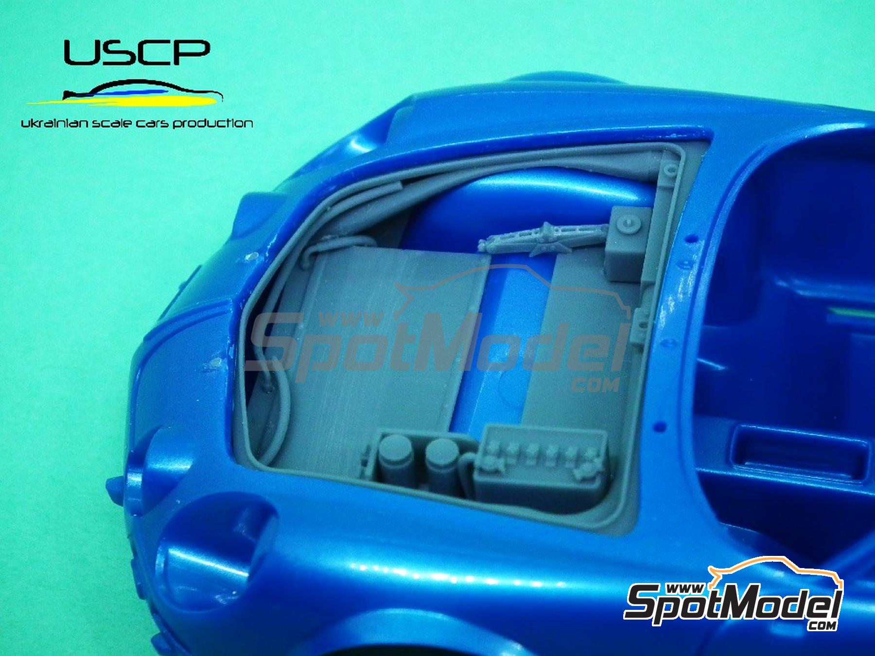 Image 2: Alpine A110 - parte delantera versión rally | Set de mejora y detallado en escala 1/24 fabricado por USCP (ref. 24T069)