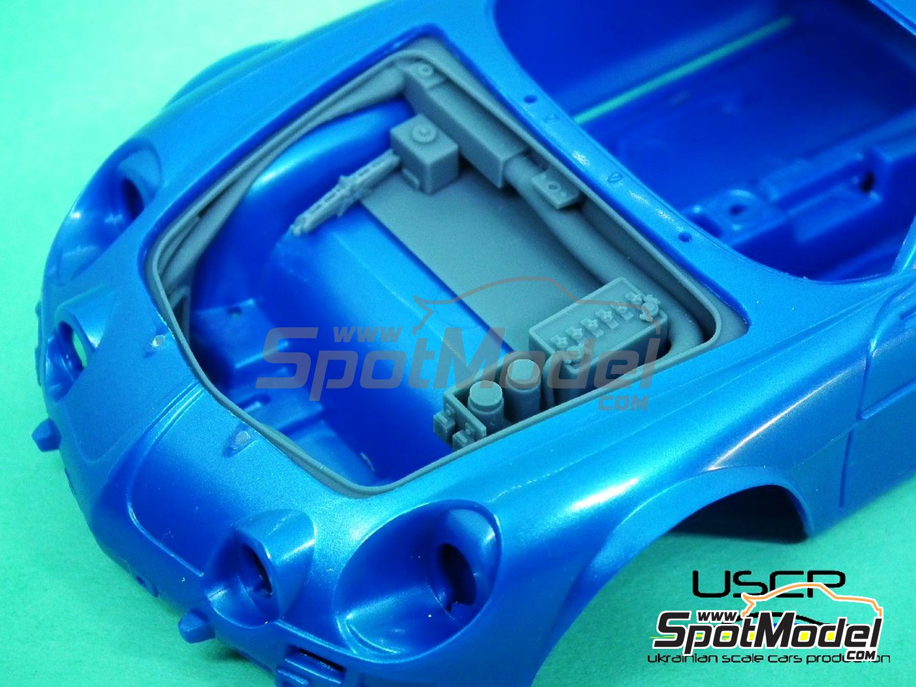 Image 3: Alpine A110 - parte delantera versión rally | Set de mejora y detallado en escala 1/24 fabricado por USCP (ref. 24T069)