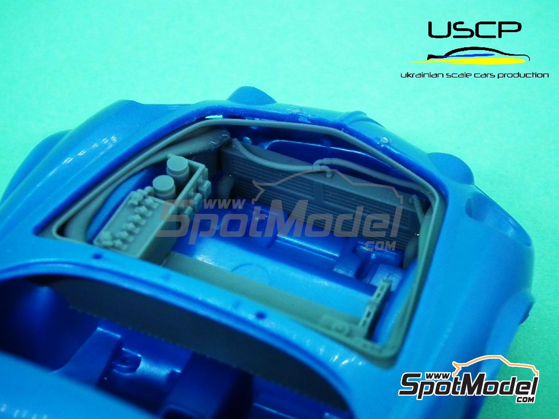 Image 4: Alpine A110 - parte delantera versión rally | Set de mejora y detallado en escala 1/24 fabricado por USCP (ref. 24T069)