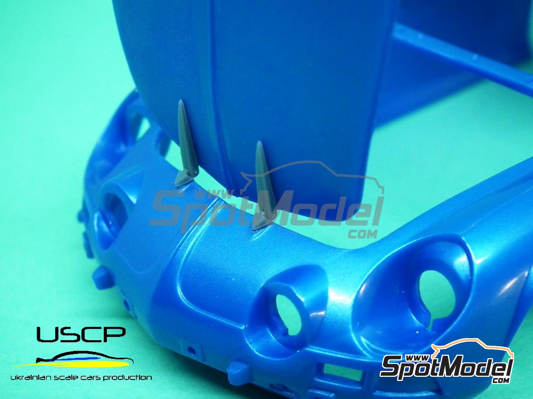 Image 8: Alpine A110 - parte delantera versión rally | Set de mejora y detallado en escala 1/24 fabricado por USCP (ref. 24T069)