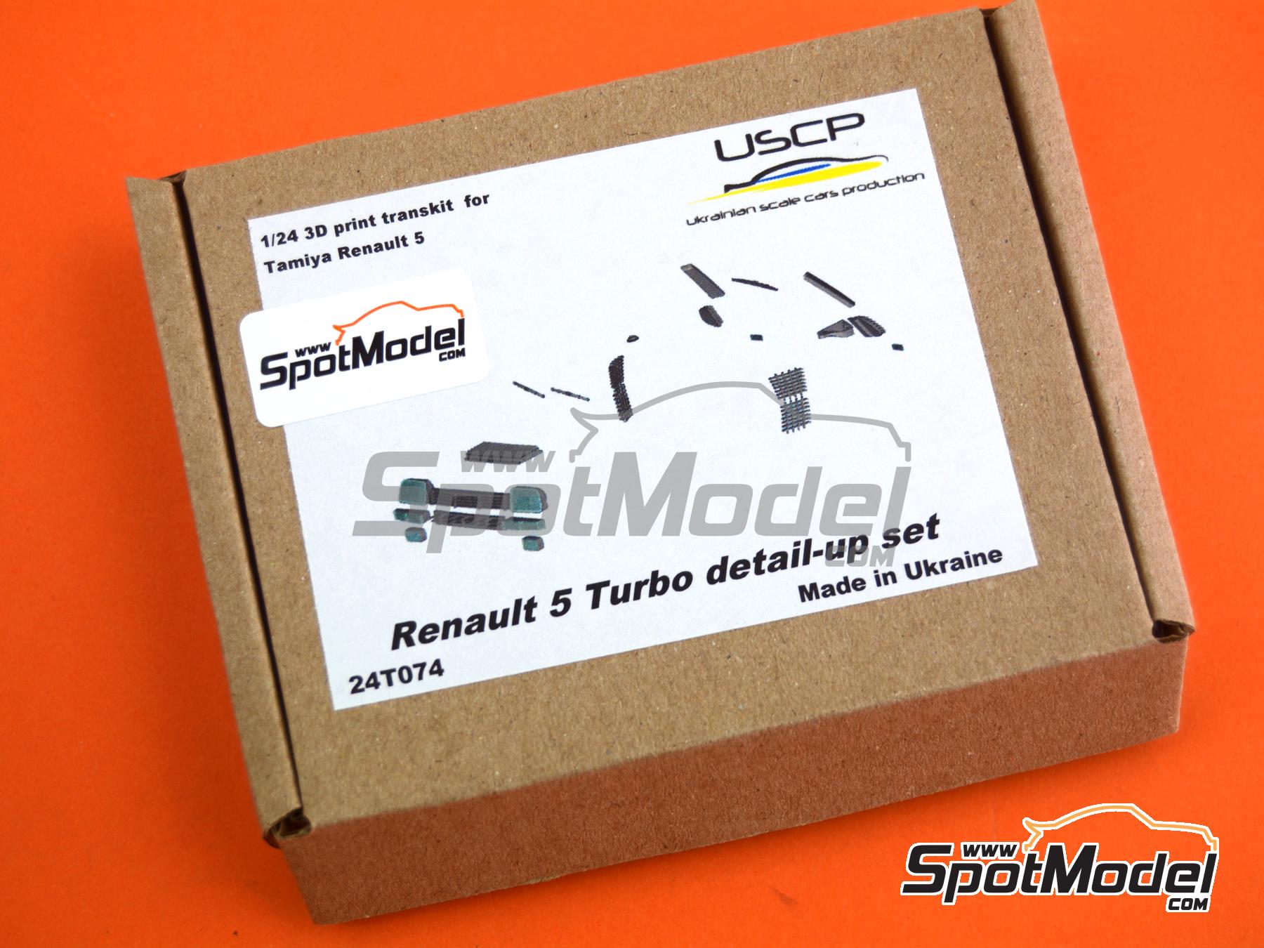 Image 7: Renault 5 Turbo | Set de mejora y detallado en escala 1/24 fabricado por USCP (ref. 24T074)