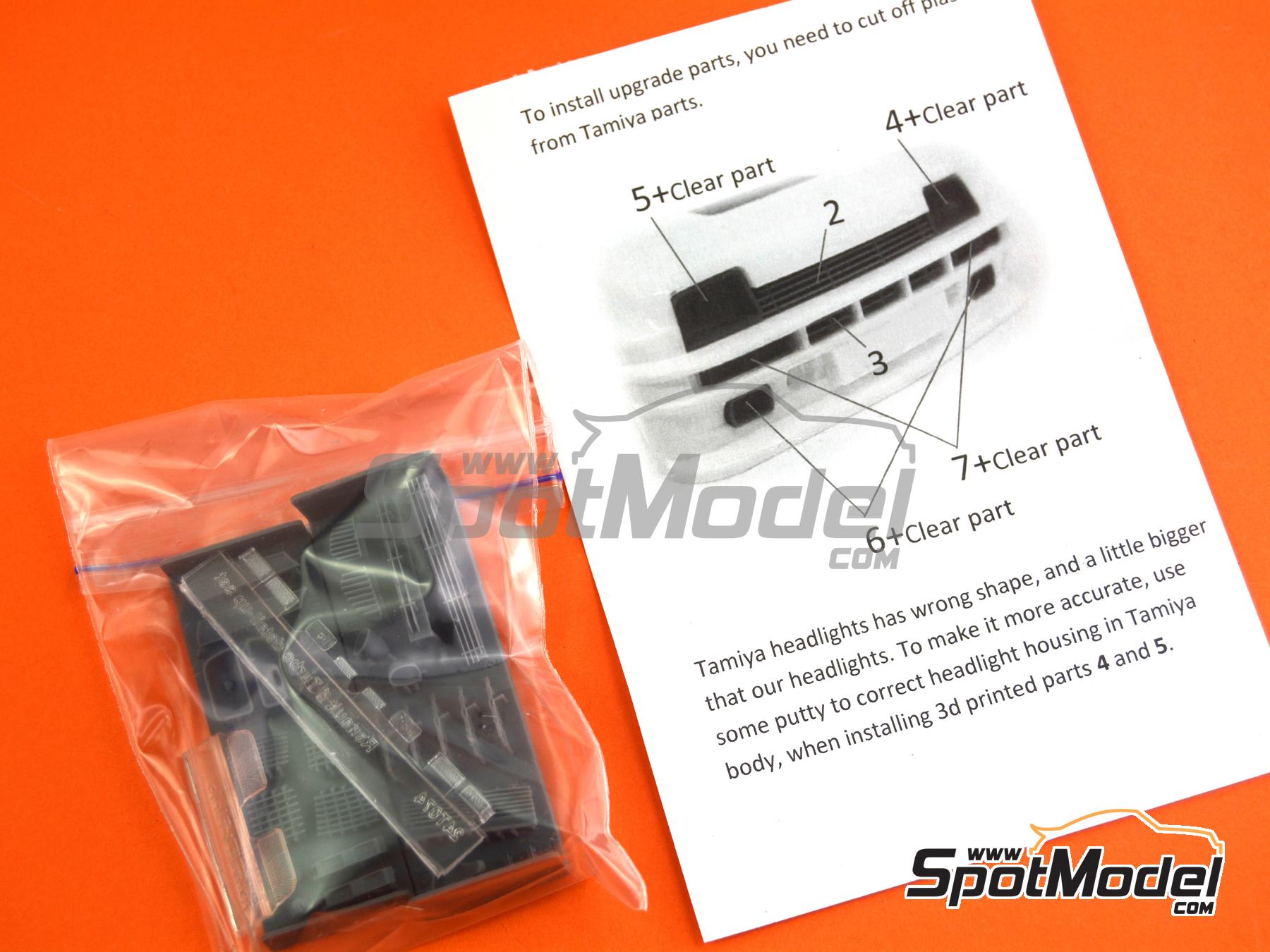 Image 9: Renault 5 Turbo | Set de mejora y detallado en escala 1/24 fabricado por USCP (ref. 24T074)