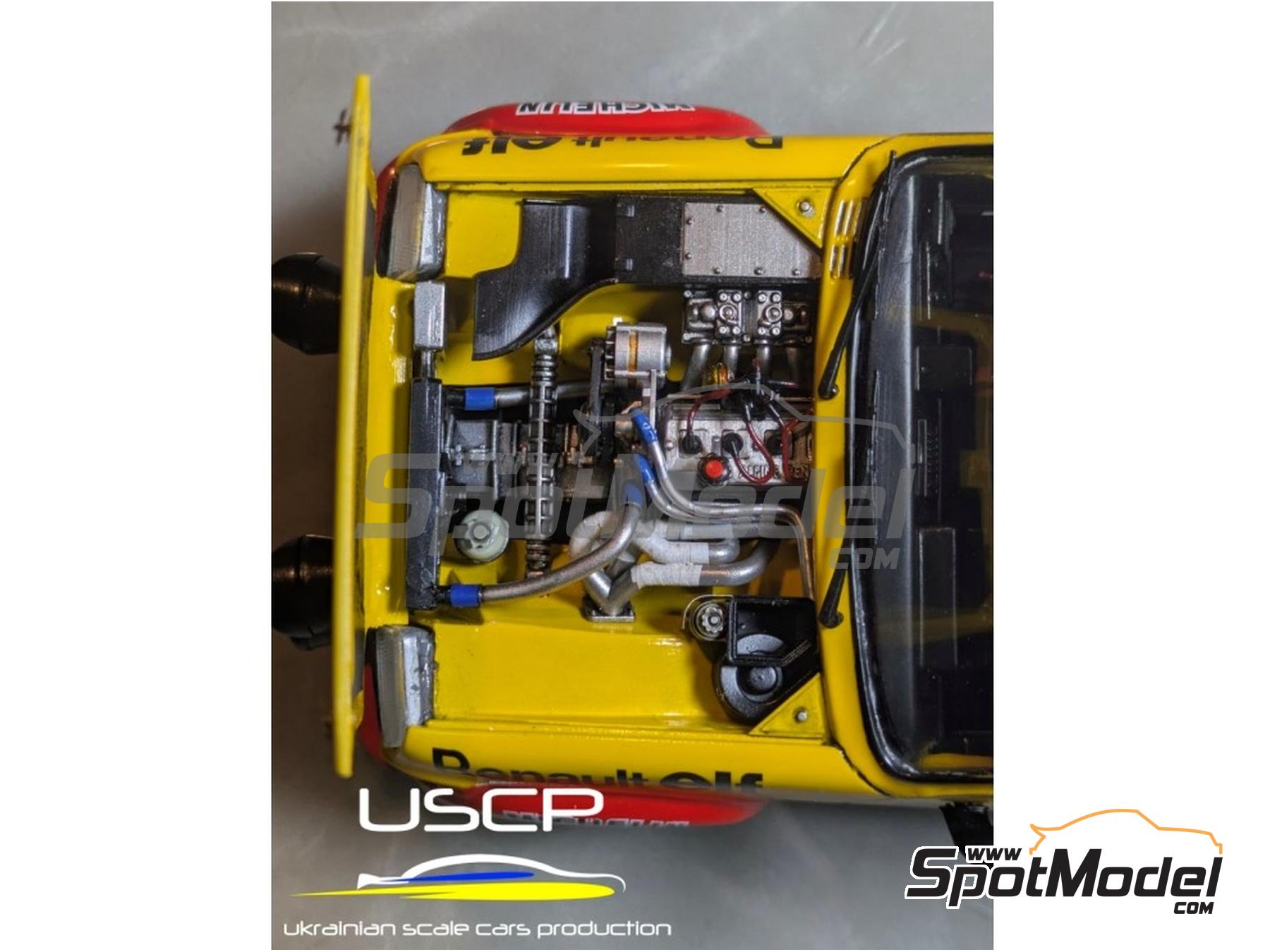 Image 7: Detallado compartimiento motor para Renault 5 Alpine | Set de mejora y detallado en escala&nbsp;1/24 fabricado por USCP (ref.&nbsp;24T075)
