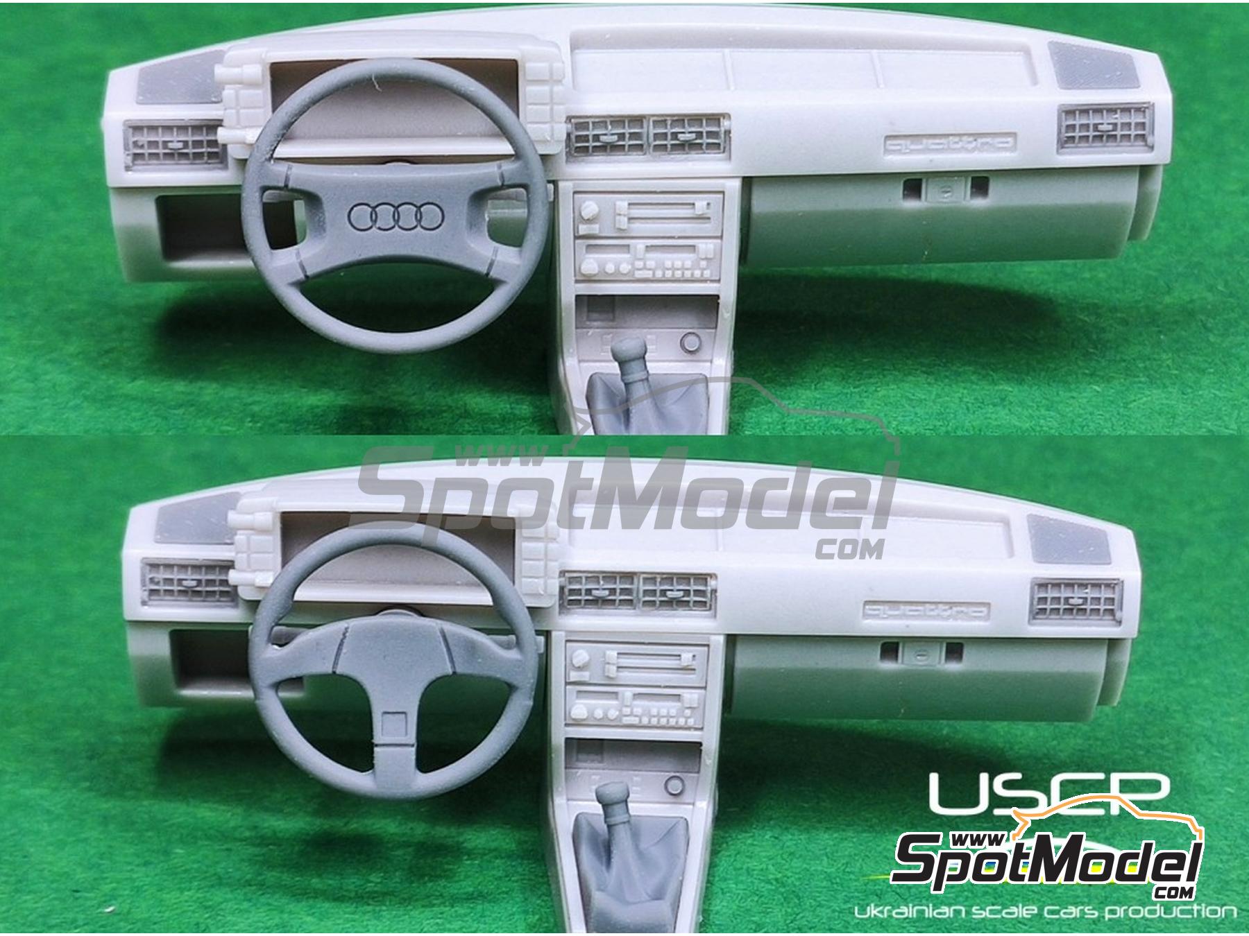 Image 8: Audi Quattro Facelift -  1985 | Detail up set in 1/24 scale manufactured by USCP (ref.&nbsp;24T077)