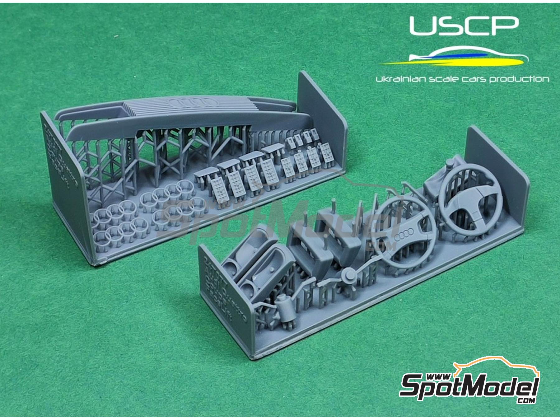 Image 10: Audi Quattro Facelift -  1985 | Detail up set in 1/24 scale manufactured by USCP (ref.&nbsp;24T077)