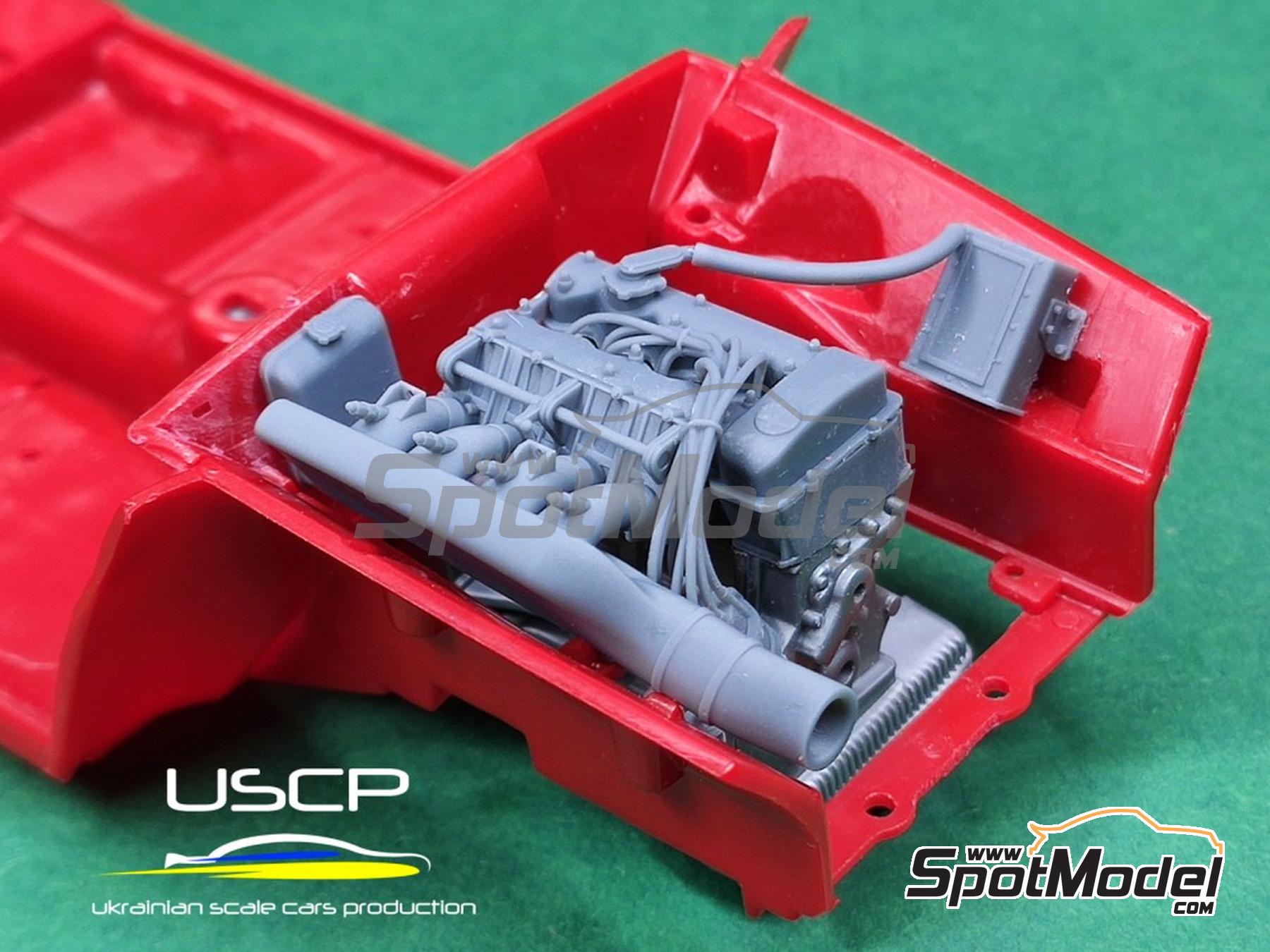 Image 3: Culata Testa Stretta para Alfa Romeo Giulia Sprint GTA | Set de mejora y detallado en escala&nbsp;1/24 fabricado por USCP (ref.&nbsp;24T078)