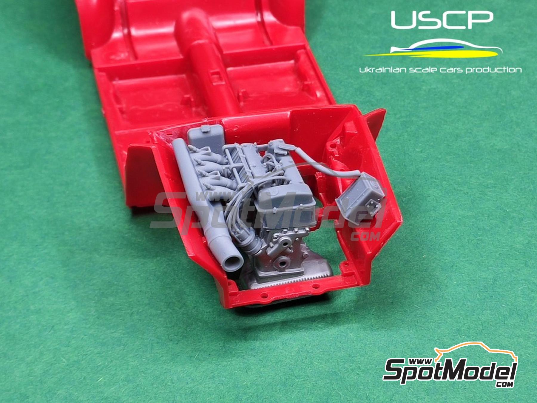 Image 4: Culata Testa Stretta para Alfa Romeo Giulia Sprint GTA | Set de mejora y detallado en escala&nbsp;1/24 fabricado por USCP (ref.&nbsp;24T078)