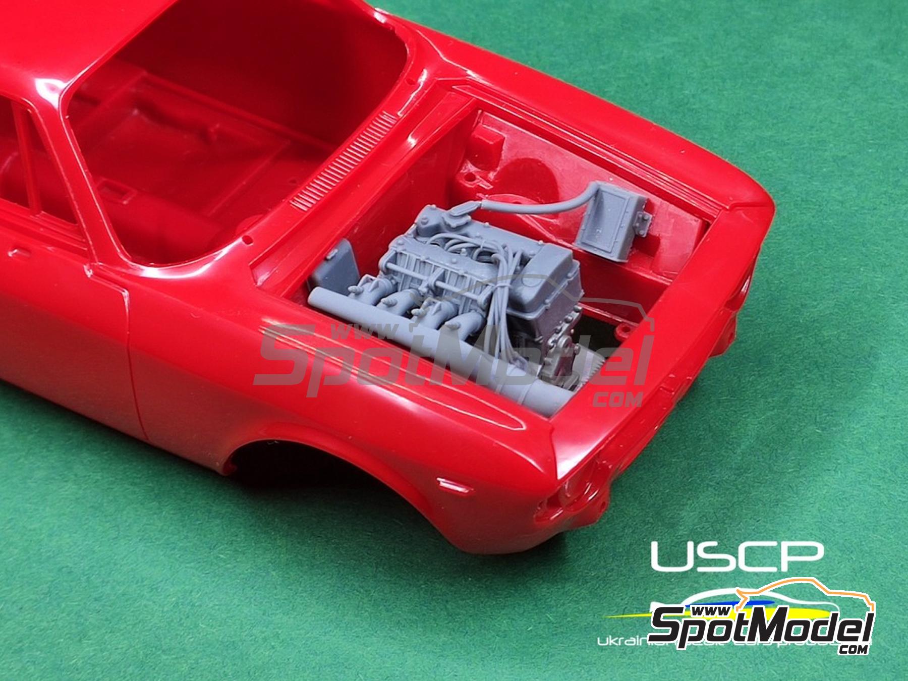 Image 5: Culata Testa Stretta para Alfa Romeo Giulia Sprint GTA | Set de mejora y detallado en escala&nbsp;1/24 fabricado por USCP (ref.&nbsp;24T078)