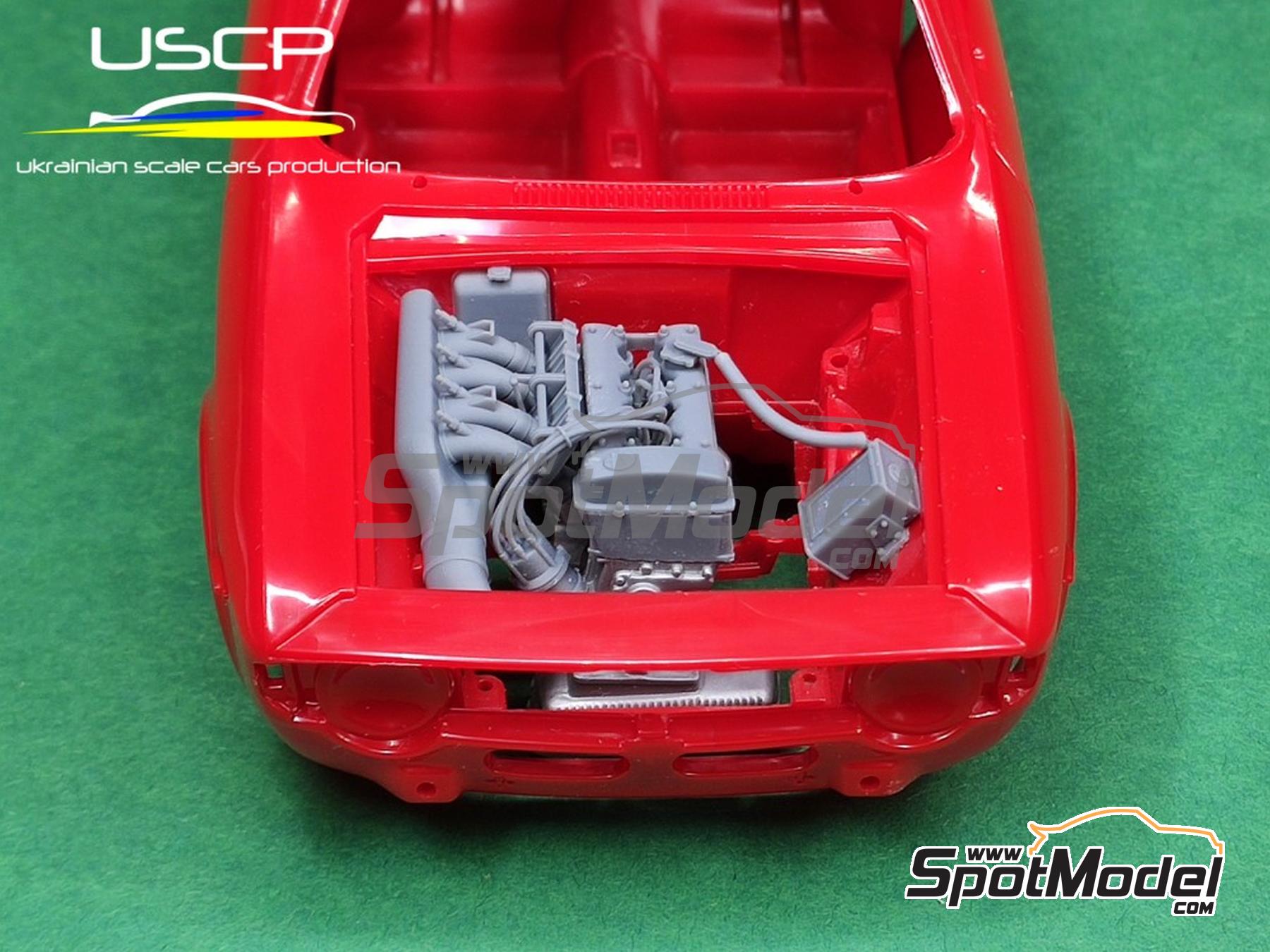 Image 6: Culata Testa Stretta para Alfa Romeo Giulia Sprint GTA | Set de mejora y detallado en escala&nbsp;1/24 fabricado por USCP (ref.&nbsp;24T078)