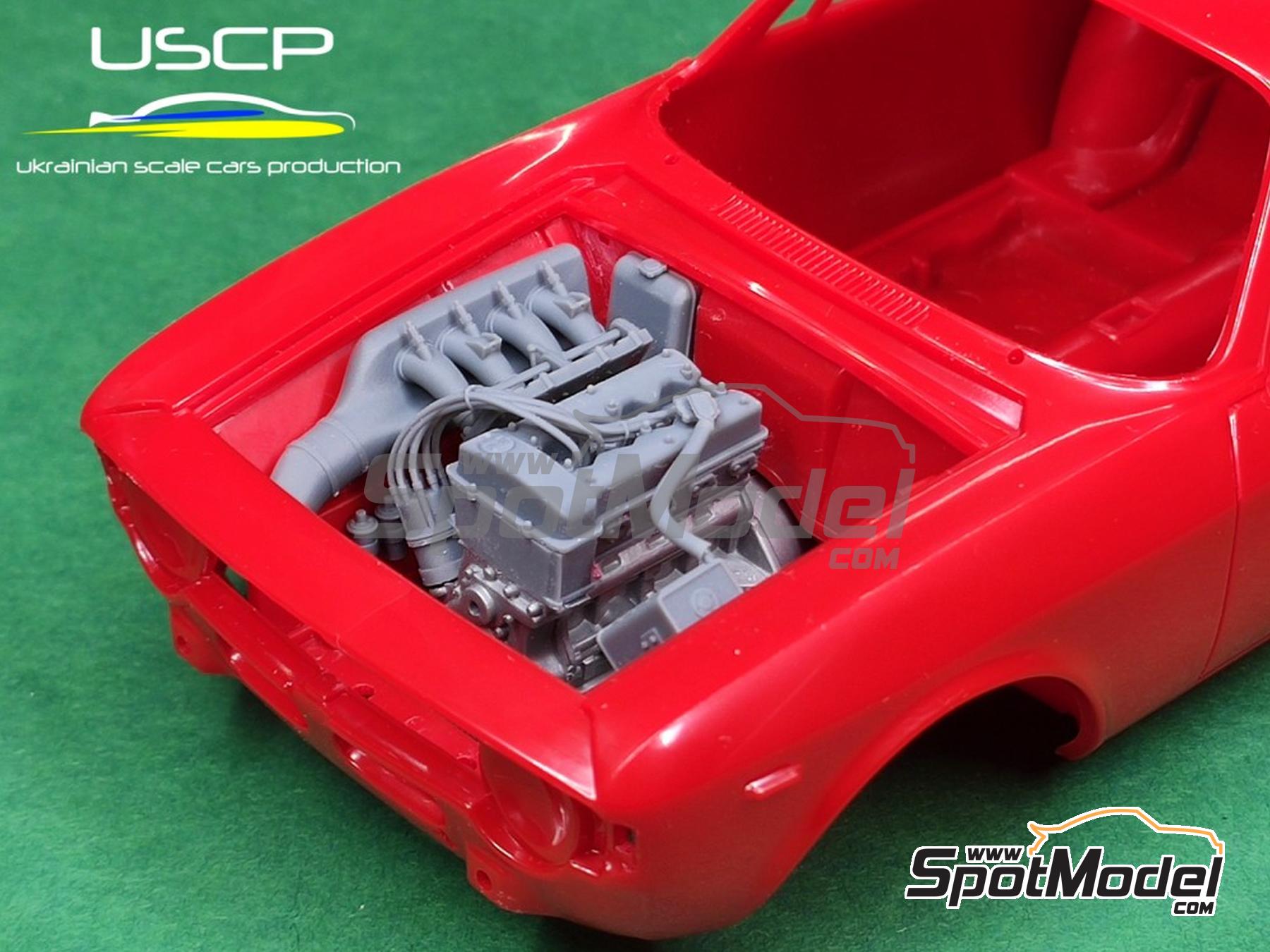 Image 7: Culata Testa Stretta para Alfa Romeo Giulia Sprint GTA | Set de mejora y detallado en escala&nbsp;1/24 fabricado por USCP (ref.&nbsp;24T078)
