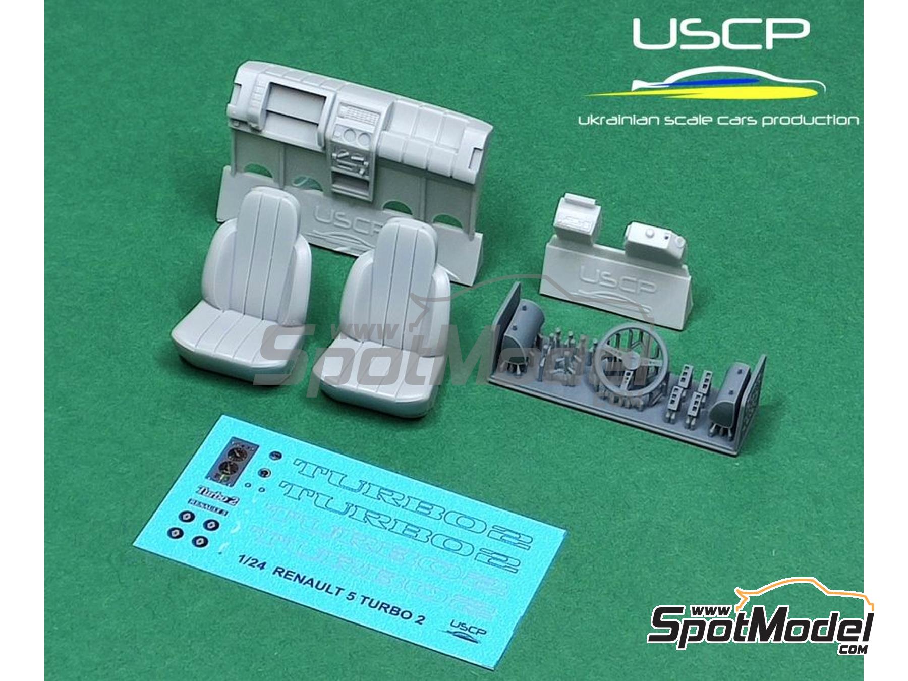 Image 1: Renault 5 Turbo 2 | Set de mejora y detallado en escala&nbsp;1/24 fabricado por USCP (ref.&nbsp;24T079)