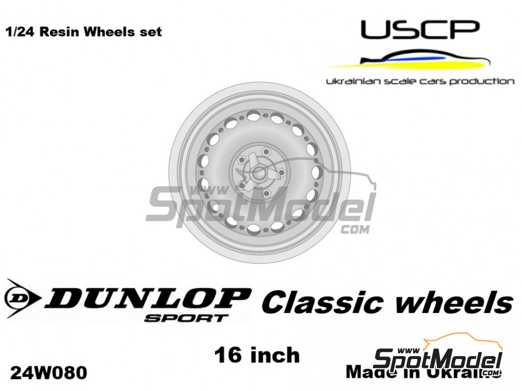 uscp-24w080-rims-1-24-scale-dunlop-racing-16-inch-4-units-ref