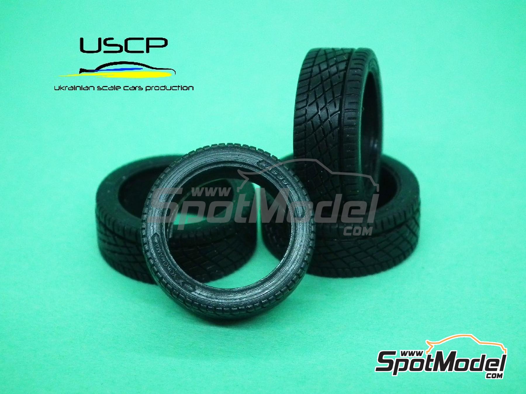 Image 1: Yokohama 13 pulgadas Perfil Normal | Neumáticos en escala 1/24 fabricado por USCP (ref. USCP-13-1, tambien 13-1)