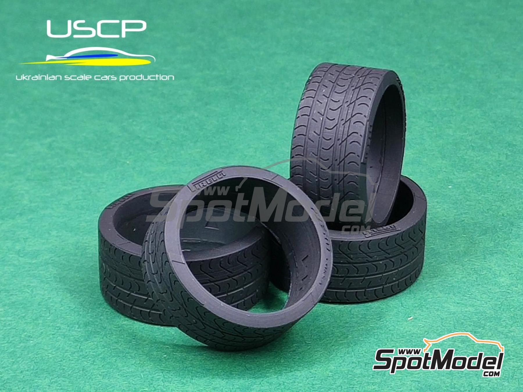 Image 1: Pirelli P-Zero 21 pulgadas Perfil Normal | Neum&aacute;ticos en escala&nbsp;1/24 fabricado por USCP (ref.&nbsp;USCP-21-1)