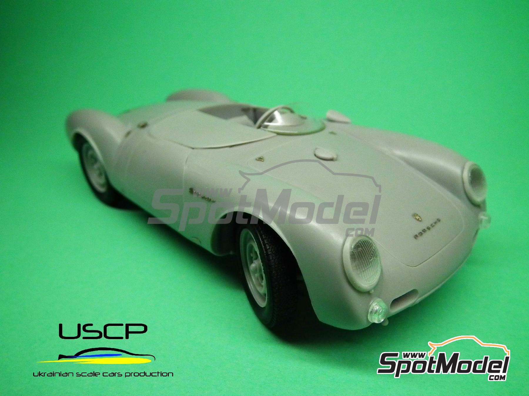 SpotModel | USCP 24K003: Car scale model kit 1/24 scale - Porsche 550  Spyder (ref. USCP 24K003-24K003)