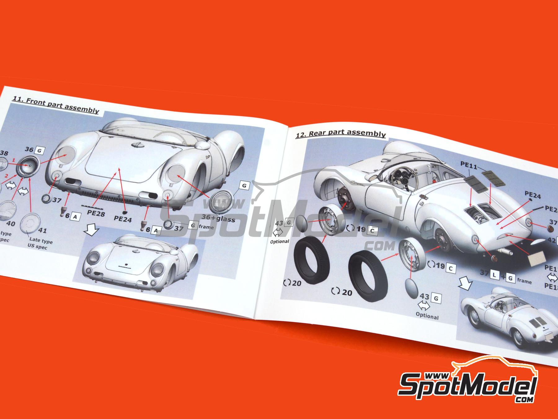 Image 57: Porsche 550 Spyder | Maqueta de coche en escala&nbsp;1/24 fabricado por USCP (ref.&nbsp;24K003)