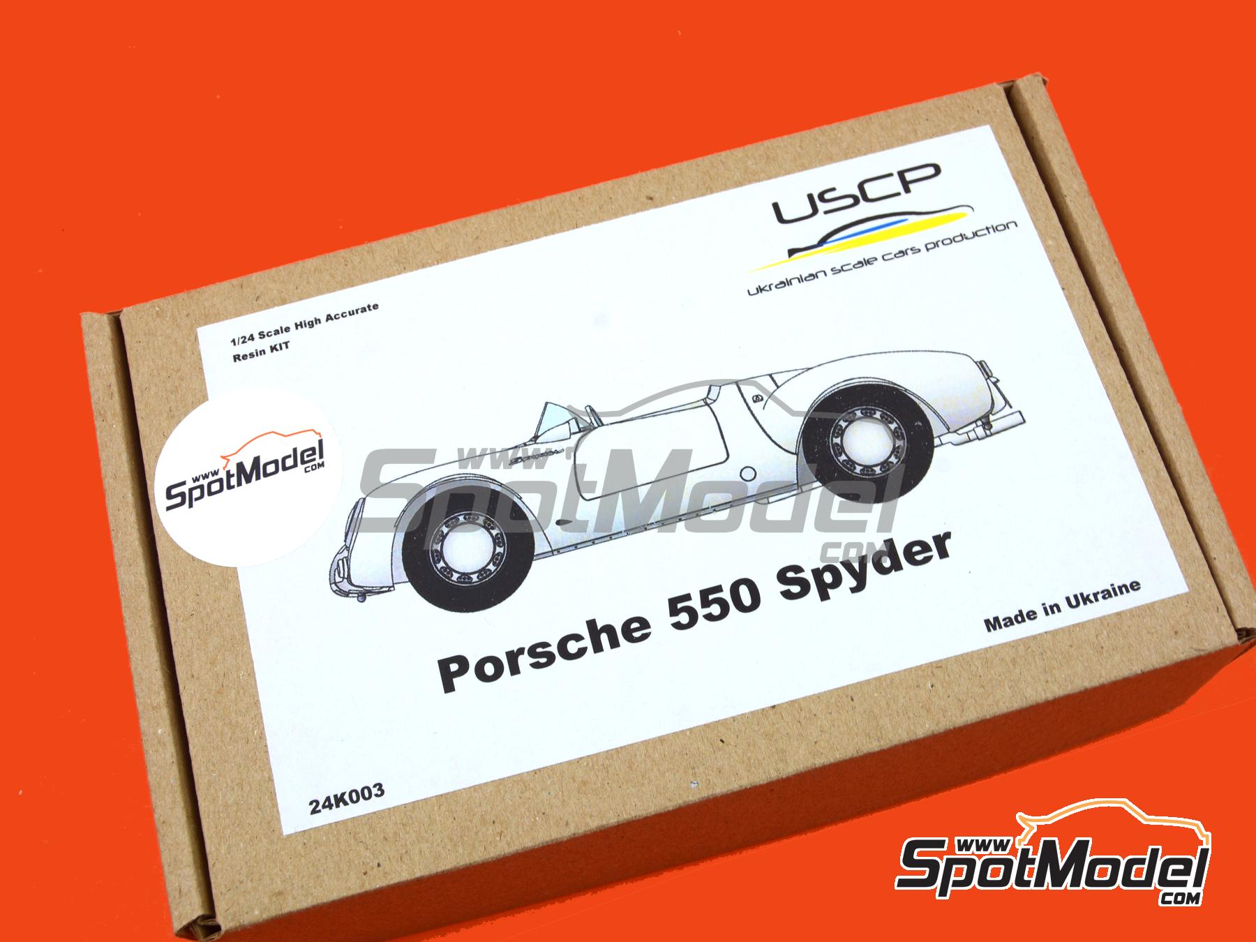 Image 58: Porsche 550 Spyder | Maqueta de coche en escala&nbsp;1/24 fabricado por USCP (ref.&nbsp;24K003)